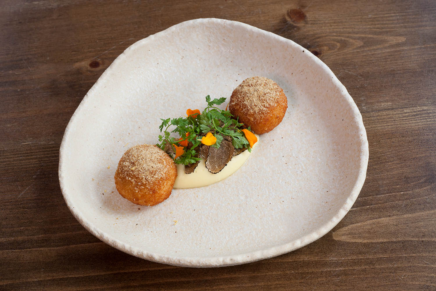 ‘Two perfect balls of meat’:chicken Kiev with bison grass mash