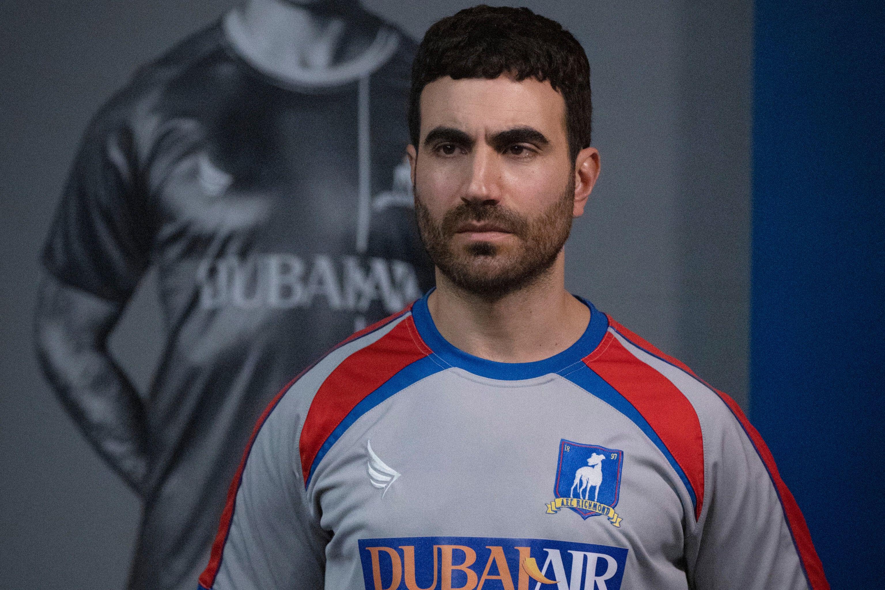 He shoots, he scores: as Roy Kent in Ted Lasso. Picture by Landmark Media