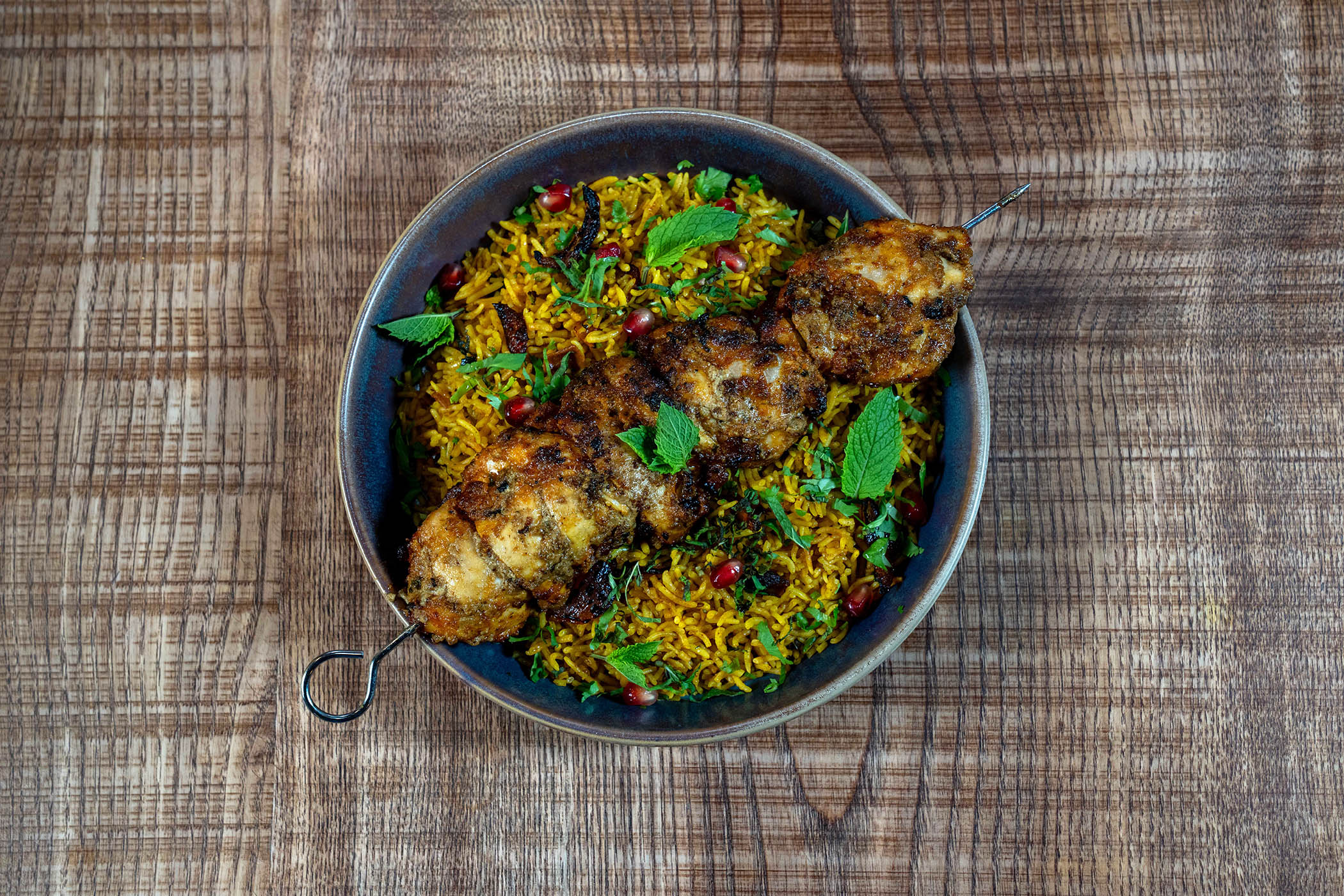 ‘Modern, fragrant and bursting with flavour’: chicken biryani