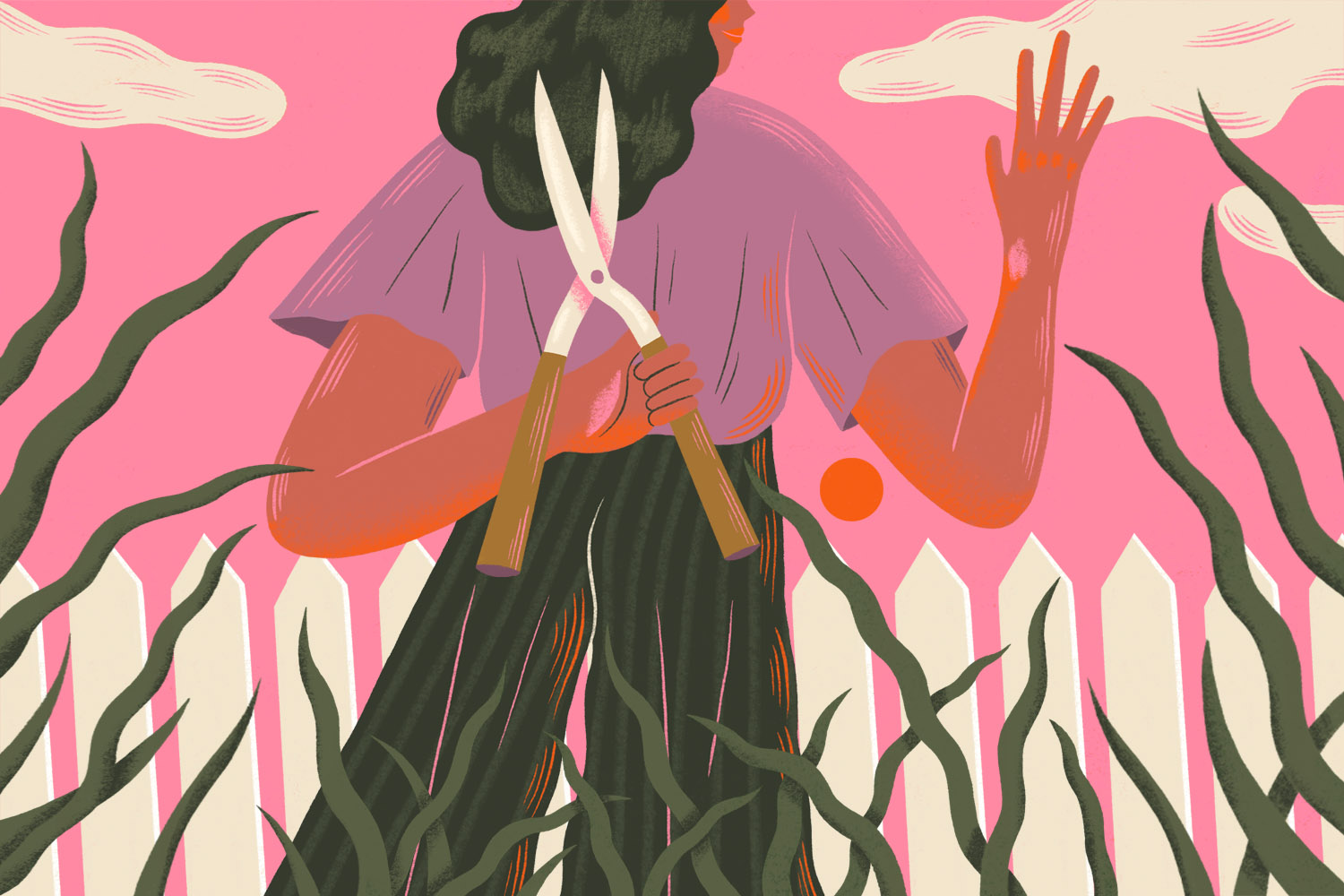 'If garden tools really count as weaponry, I’m in command of a small arsenal'