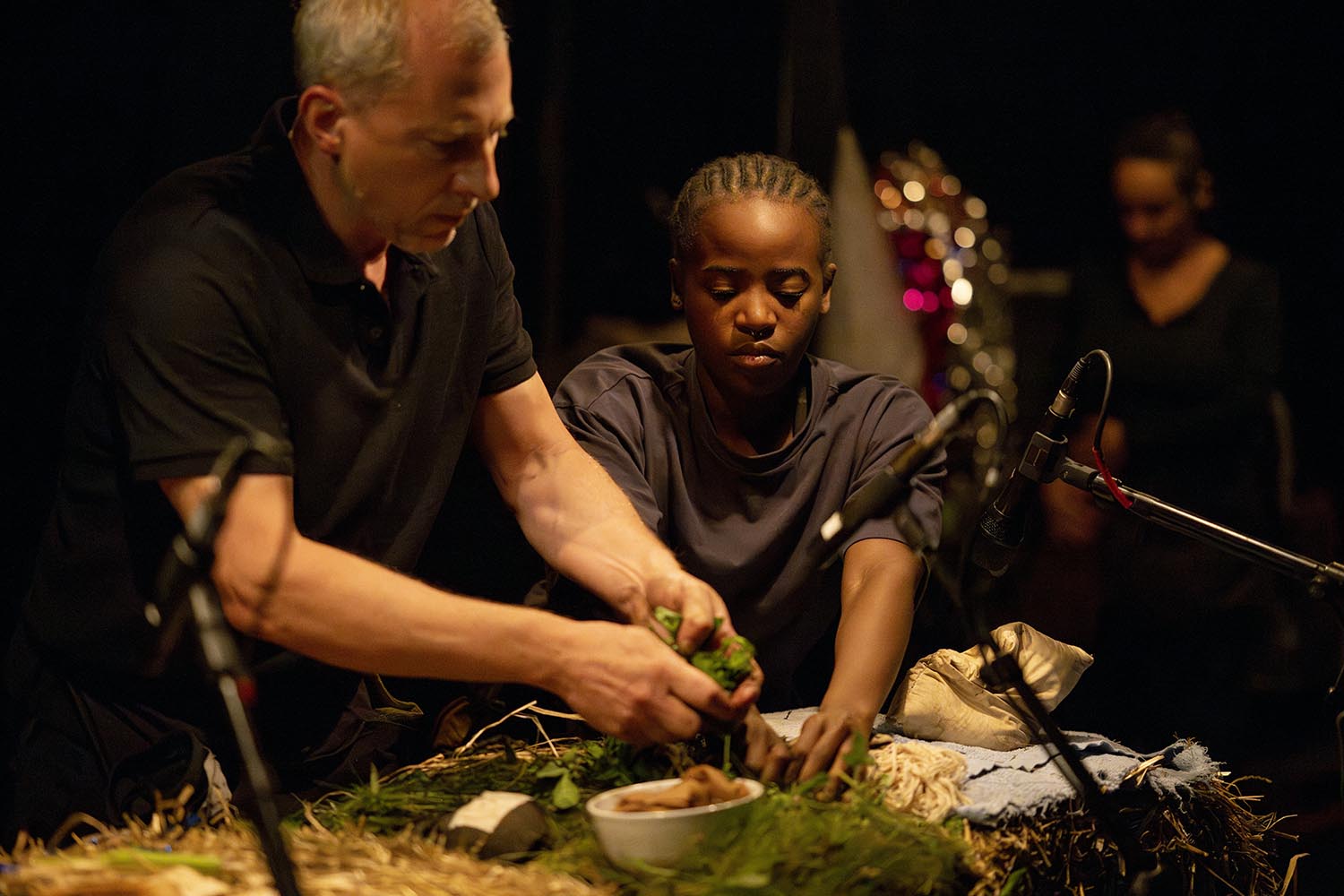 Tom Espiner and Tatenda Matsvai in Cow | Deer