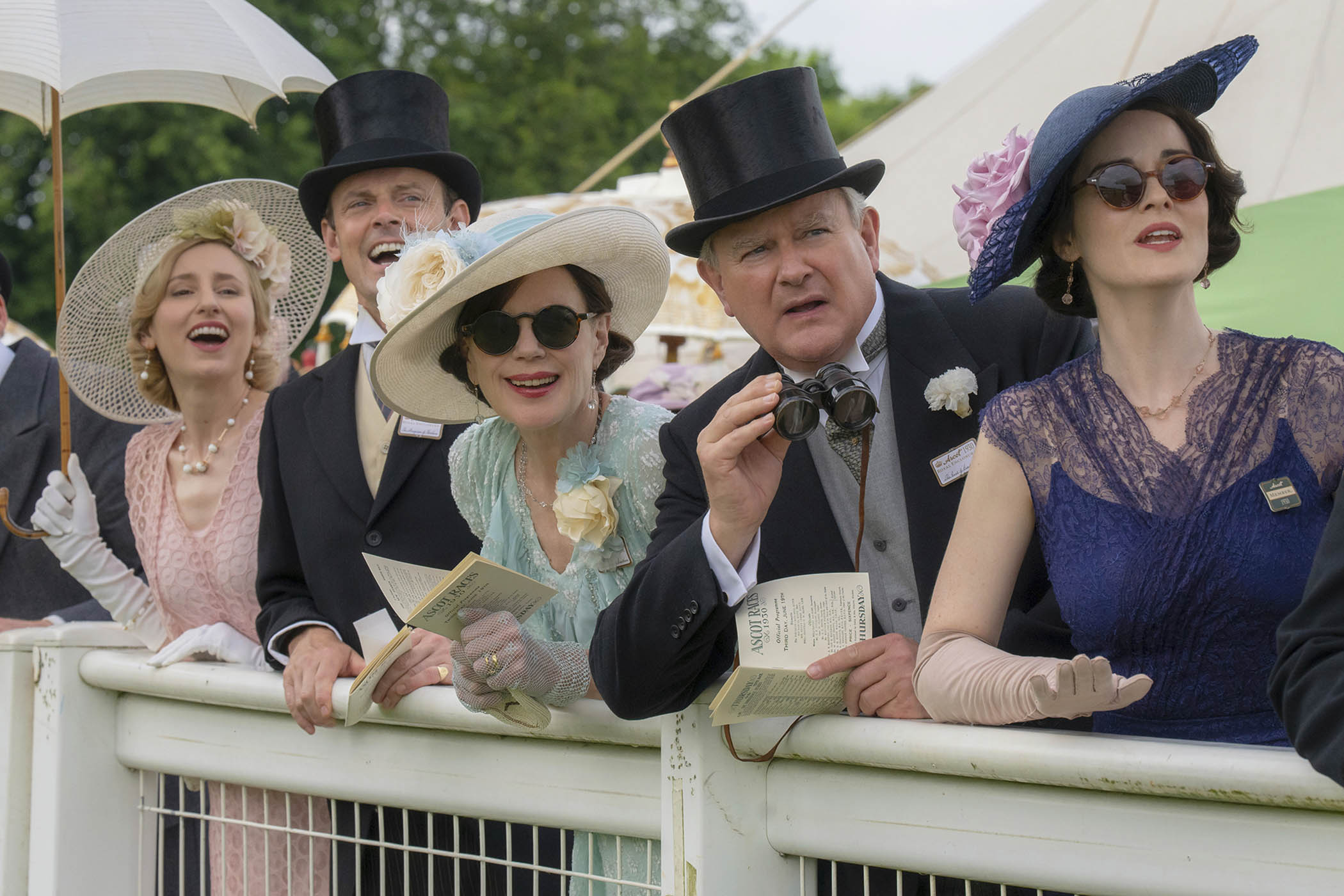 Hugh Bonneville and Michelle Dockery in Downton Abbey: The Grande Finale