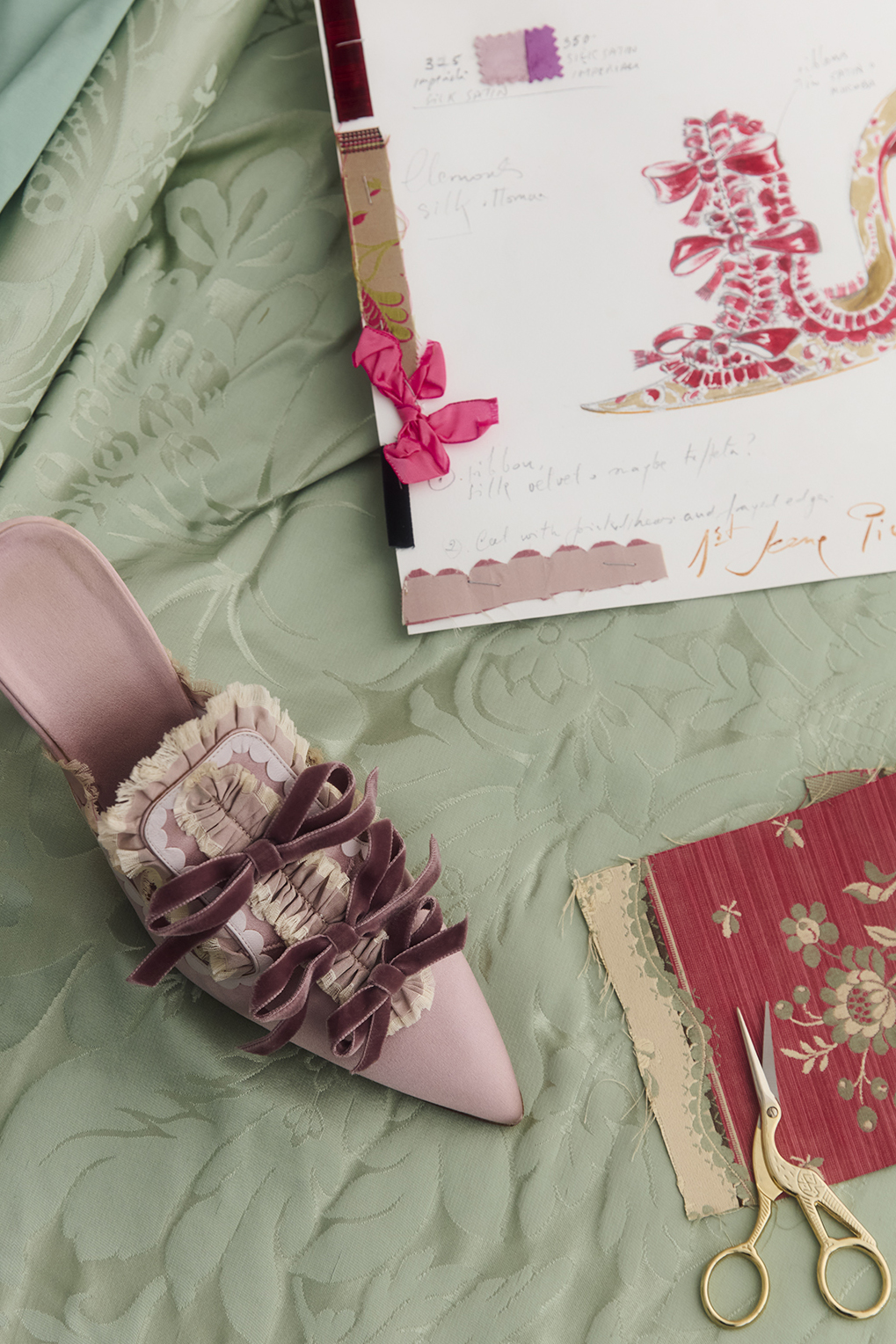 Royal treatmentThe V&A’s Marie Antoinette Style exhibition opens next week and explores Marie Antoinette’s lasting influence as the most fashionable queen in history, including her love of footwear – a passion that she indulged with abandon, famously acquiring several pairs each week. To coincide with the exhibition, Manolo Blahnik has designed a limited-edition collection of pumps inspired by the original pieces he created for Sofia Coppola’s 2006 biopic, Marie Antoinette. Blahnik, who has a longstanding fascination with the French queen, says this is a “dream fulfilled”. The 12 styles include delicate box-pleat detailing, frayed silk fringing and a pale brooch, a tribute to Antoinette’s love of fine jewellery; another sees delicate pastels signature to Rococo style, with powderpuff pink nods to Marie Antoinette’s makeup and her famous rose garden. From £750, Manolo BlahnikMarie Antoinette Style (20 September 2025 to 22 March 2026): V&A South Kensington