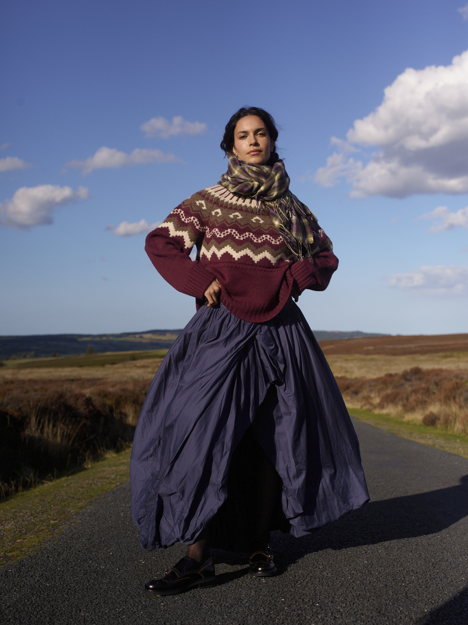 Join the herdBritish circular knitwear brand Herd are best known for using age-old traditions and craftsmanship to make modern heirlooms with heritage sensibilities. The label is reshaping the narrative of British wool, working within a 150-mile radius of farms where the sheep are reared in Northern England to restore a once-thriving supply chain. The collections are chemical free, with a colour range created using plant dyes featuring traditional cable knits and a new tweed made from Blue Faced Leicester wool, an exceptional British fleece known for its rare softness.Cardigan, £595, Herd