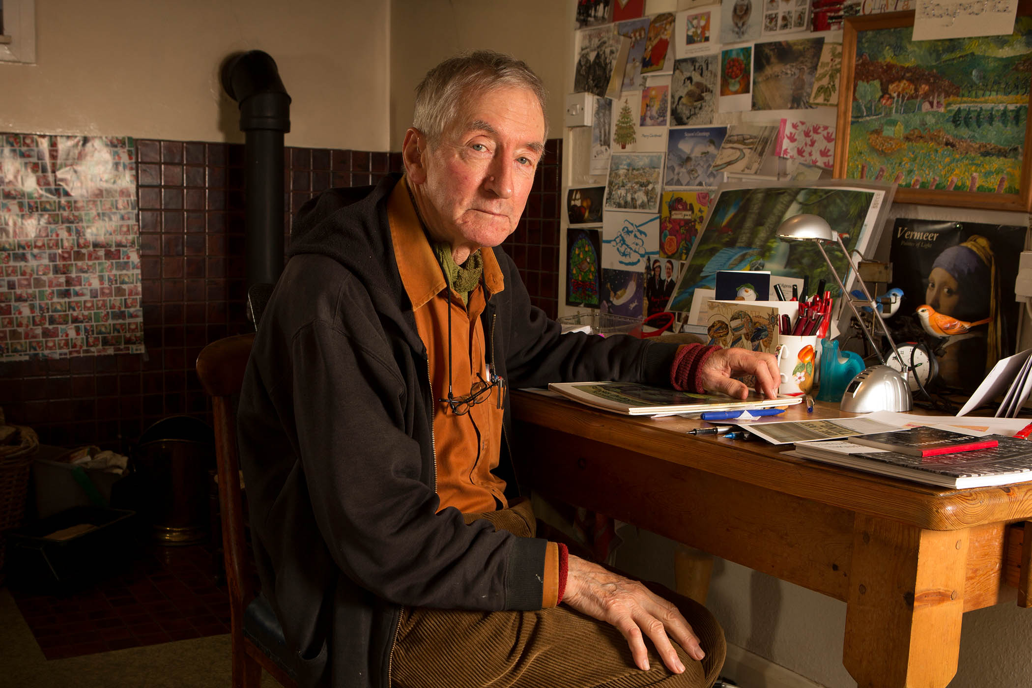 Briggs photographed in 2015 at his home in Plumpton, Sussex