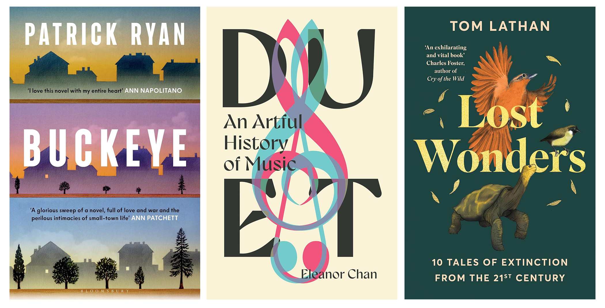 Books in brief: Buckeye, Duet and Lost Wonders