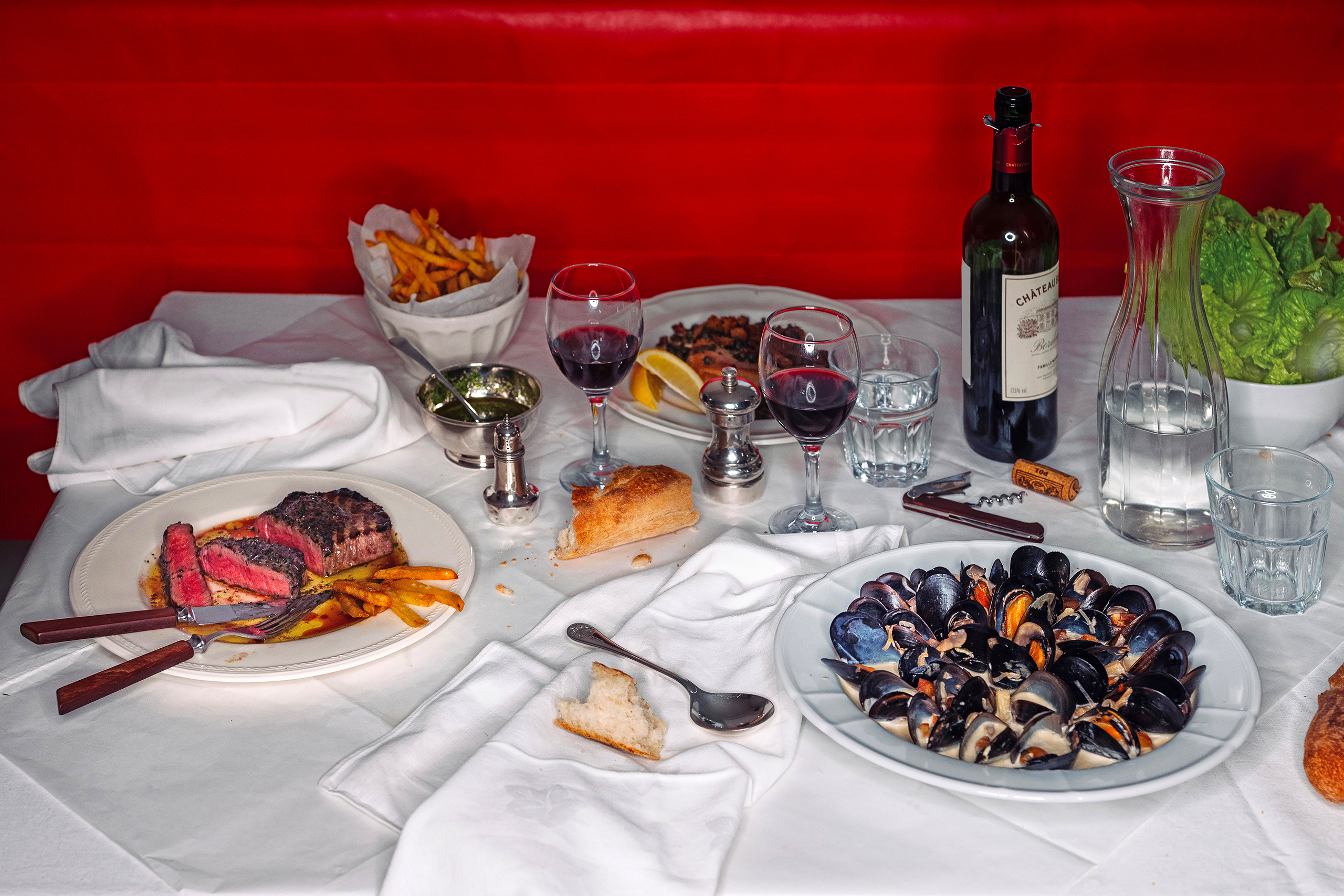 Anthony Bourdain’s classic bistro recipes – steak, soup, mussels
