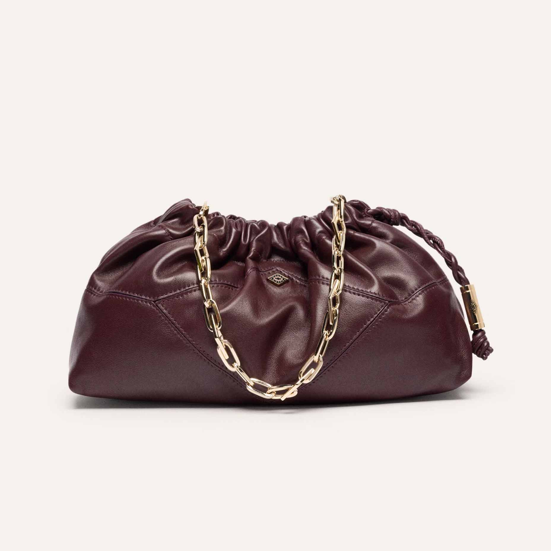 Red rectangular bag, £345, ba&amp;sh