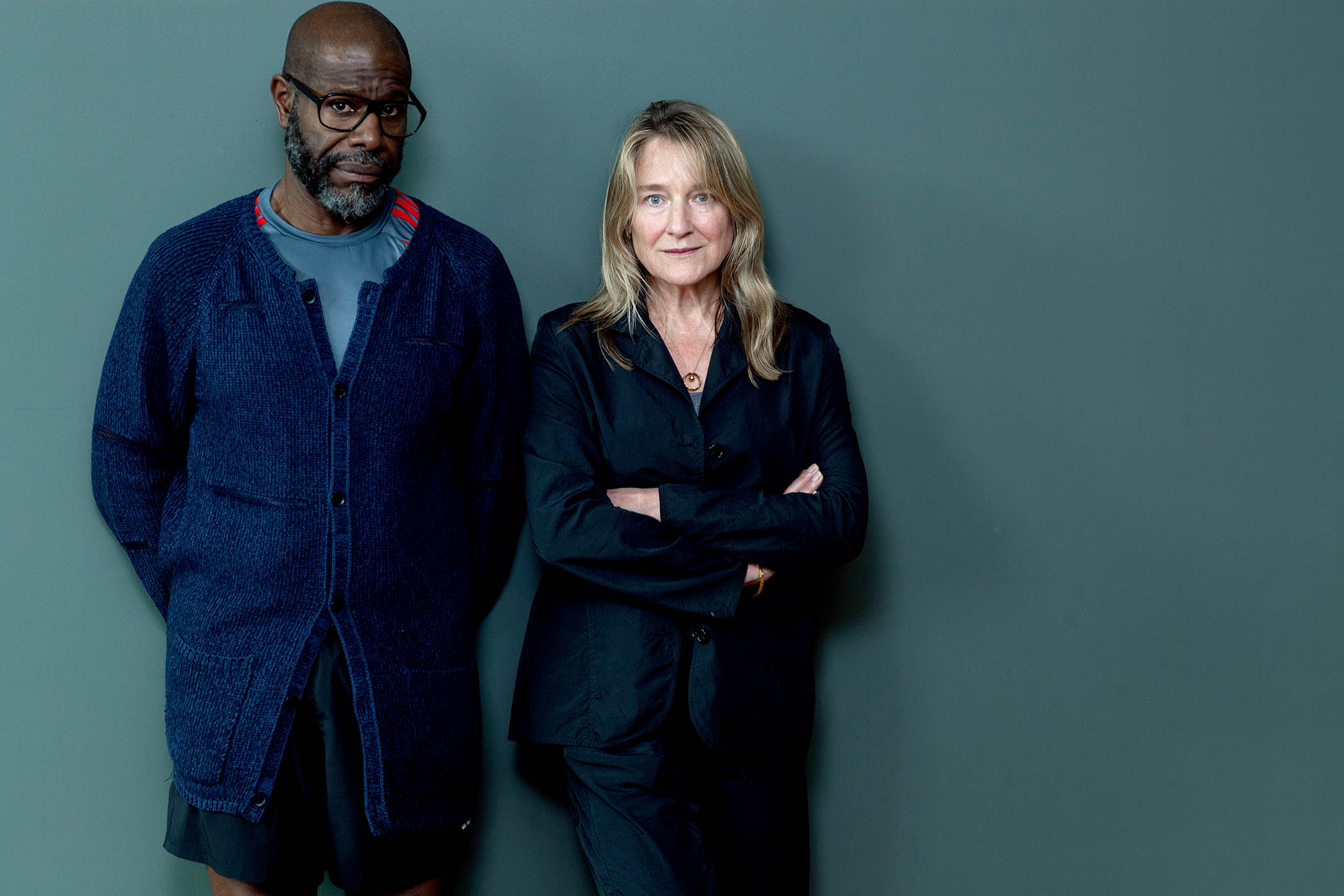 McQueen with his wife, the historian and film-maker Bianca Stigter, whose book inspired the film