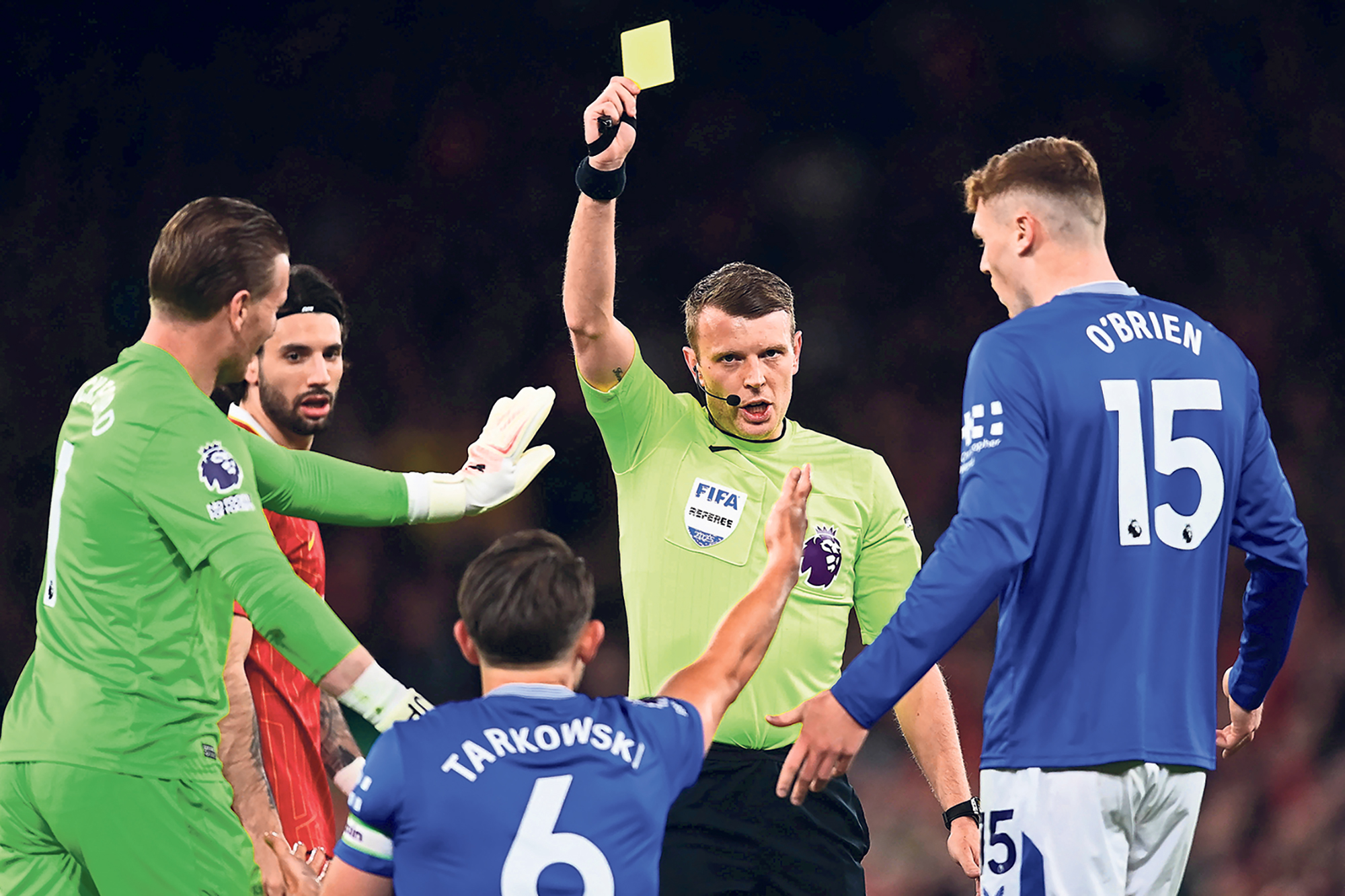 James Tarkowski, Will Hughes and the art of avoiding a second yellow