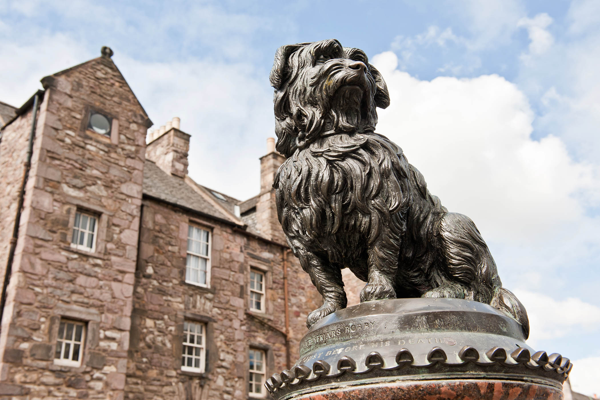 In Edinburgh, there are more statues of animals, such as Greyfriars Bobby, than of women.