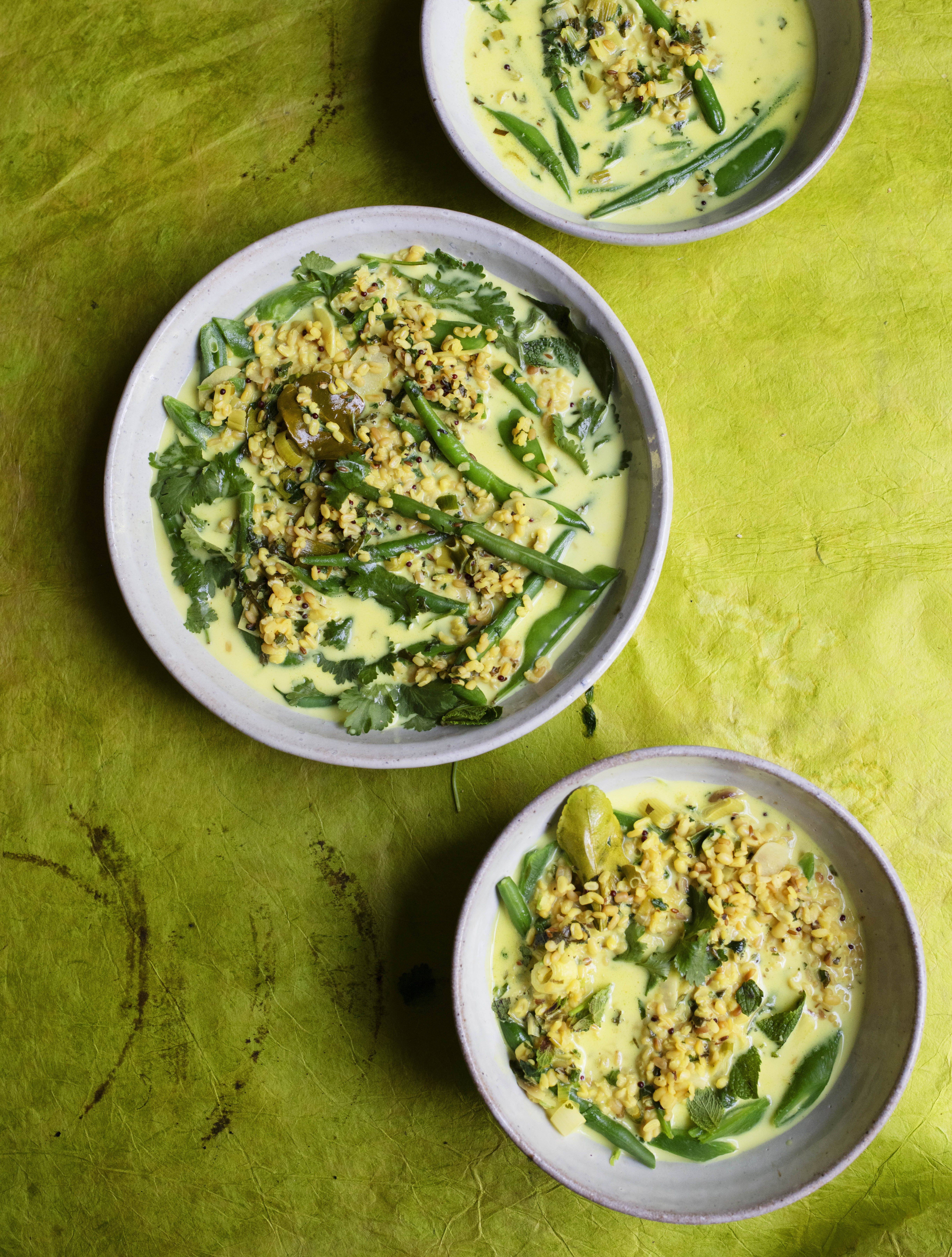Soothing broth: green bean dal with coconut and lime bridges the seasons