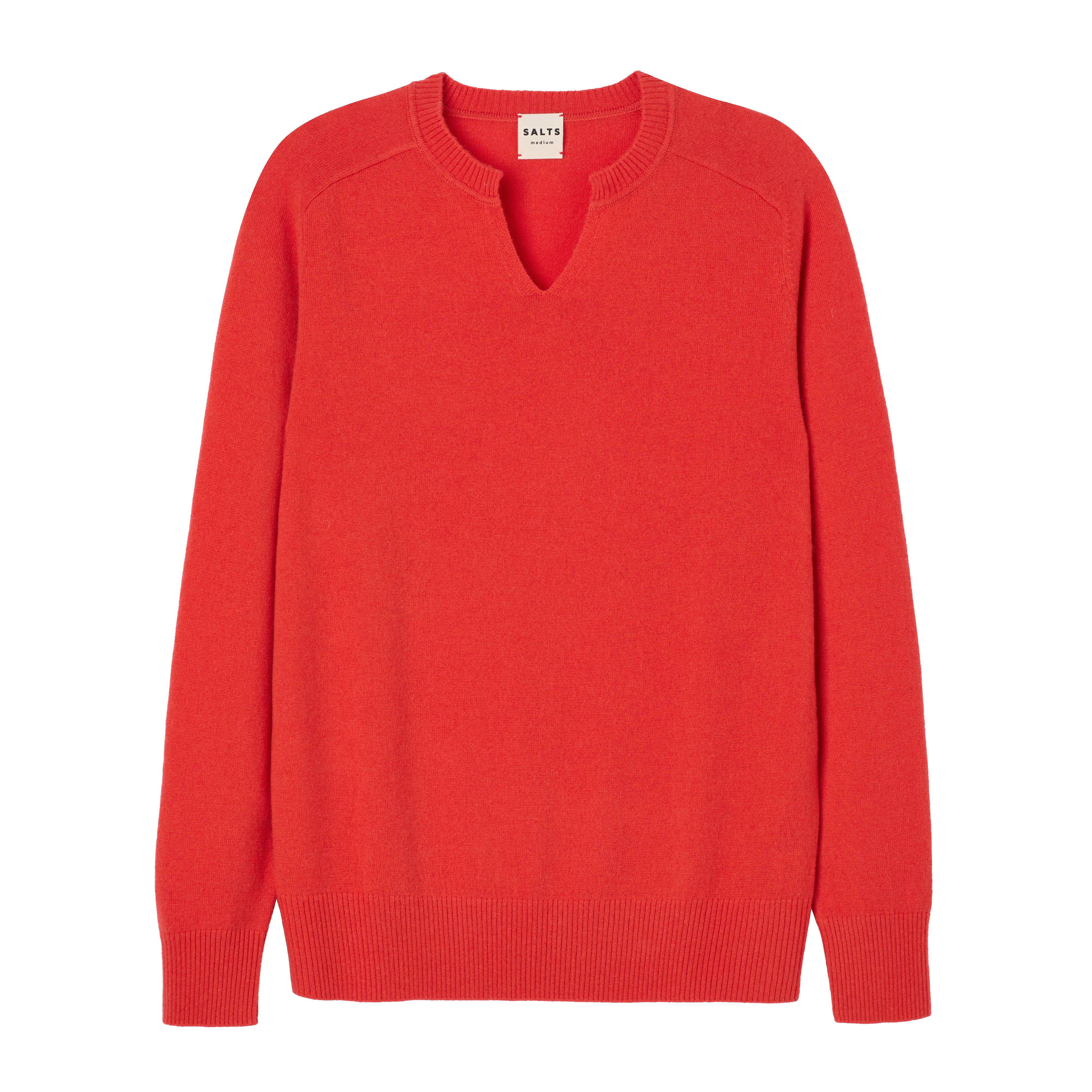 Split neck, £150, Salts Cashmere