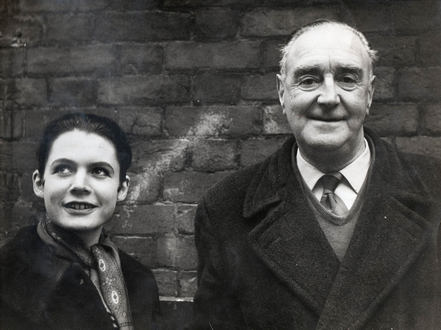 Lethbridge with a colleague while representing the Krays in 1957