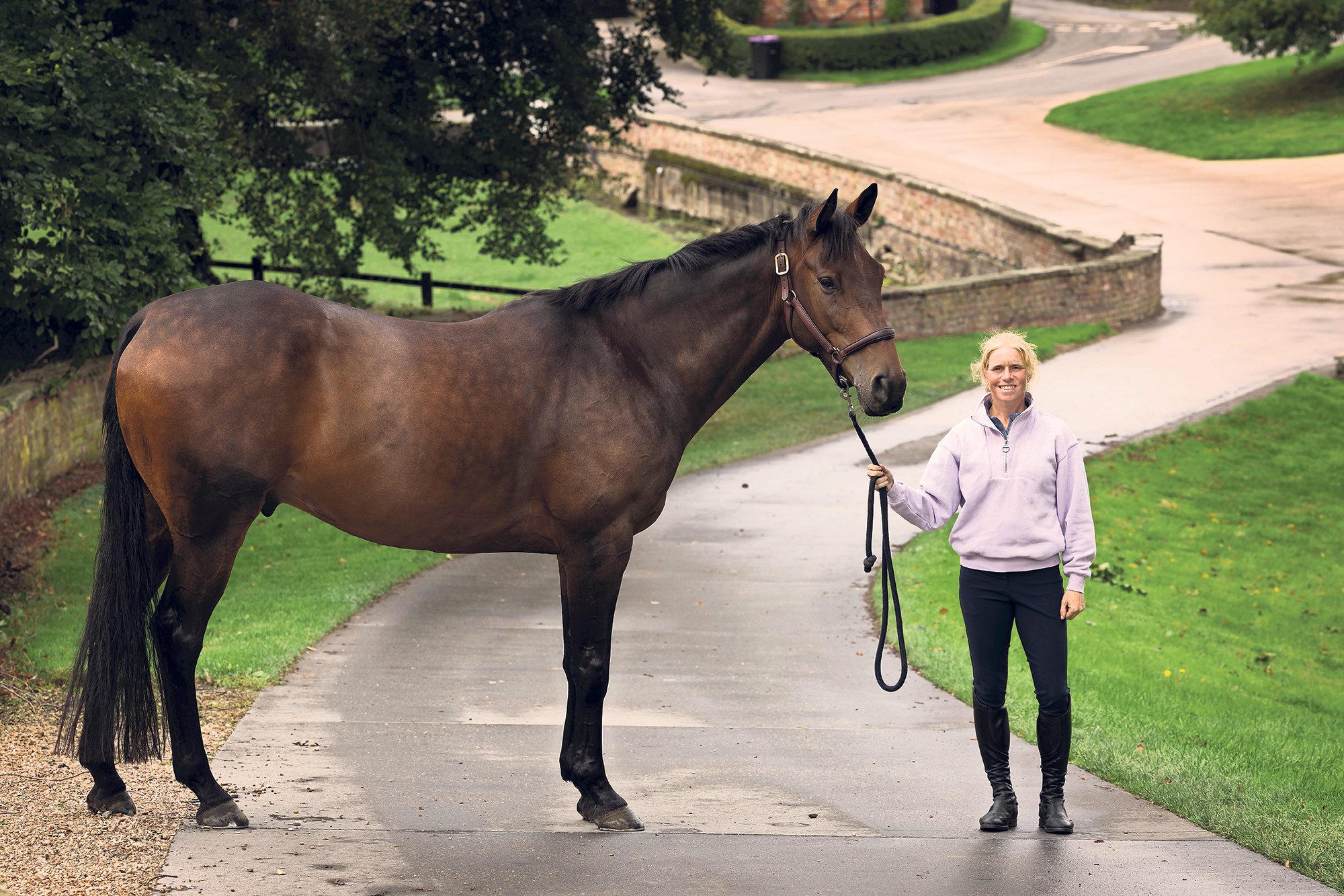 Ros Canter rides to greatness – at five months pregnant