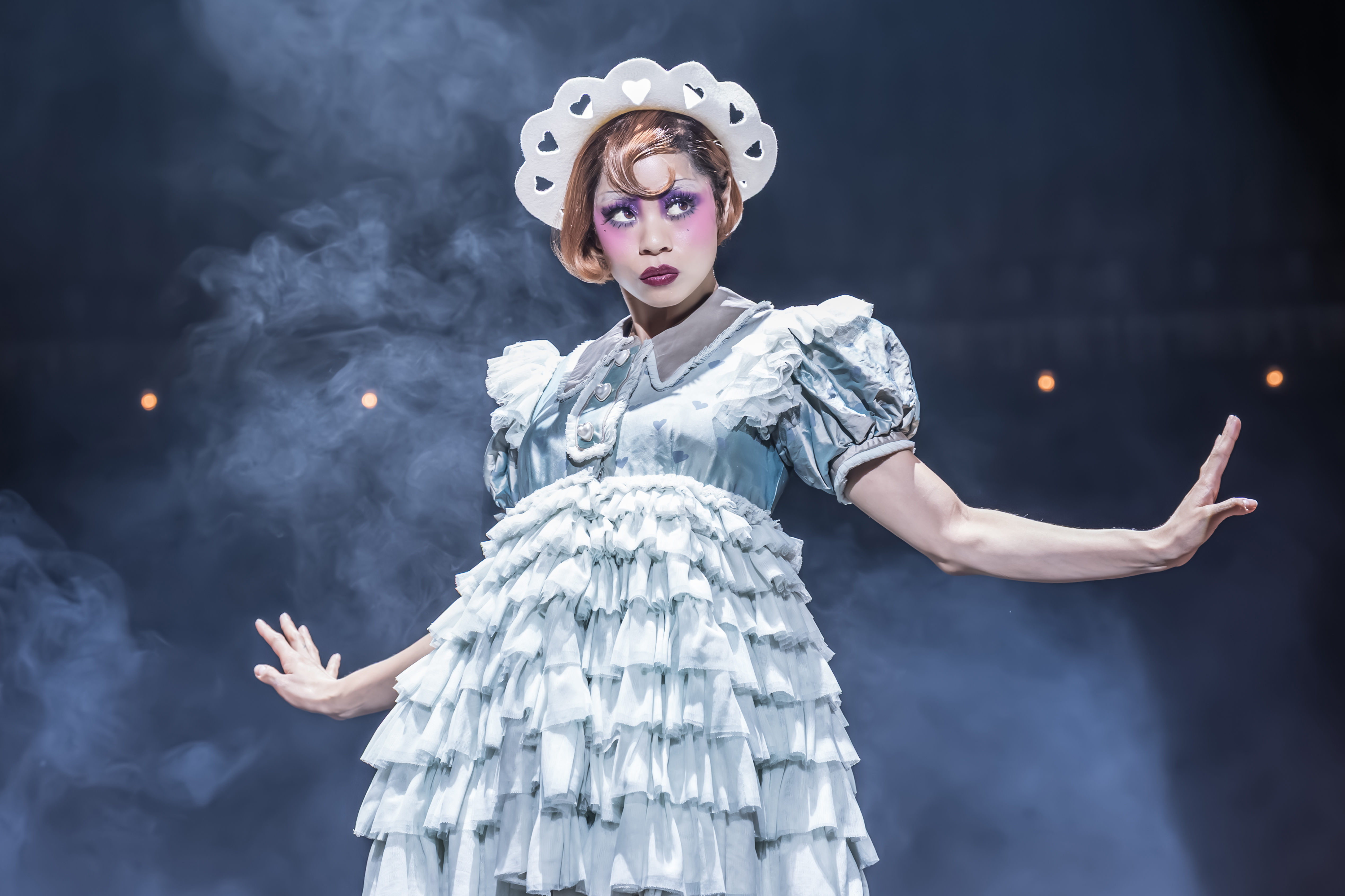 ‘She’s in this very masculine world dressed up as this baby doll’: Eva Noblezada as Sally Bowles