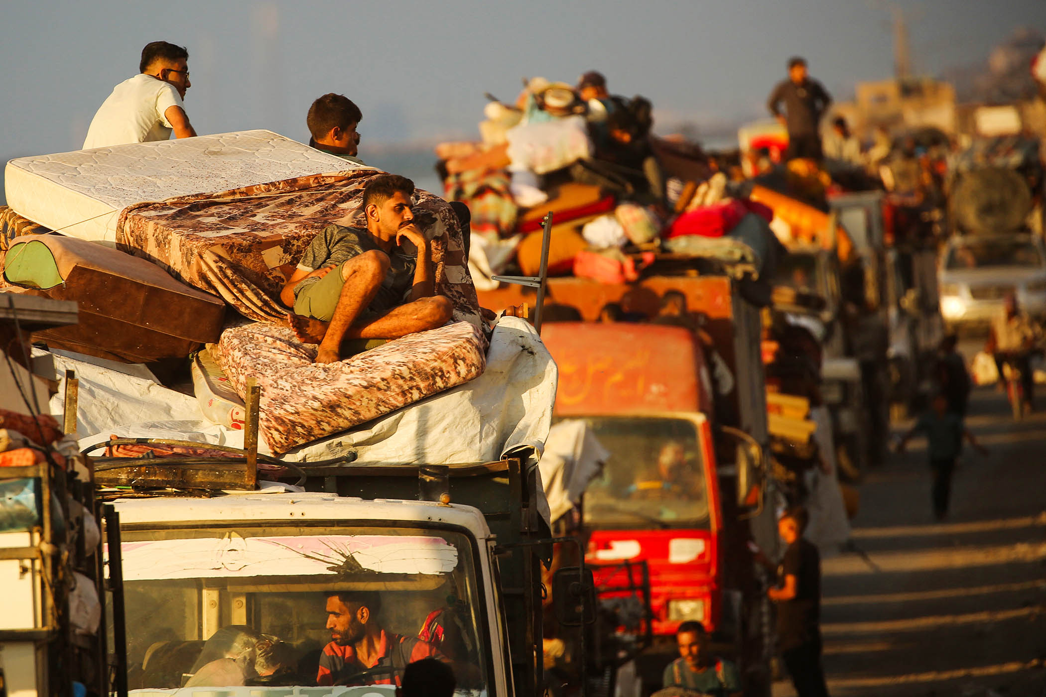 ‘We were forced to run, losing our will to live’: escape from Gaza City