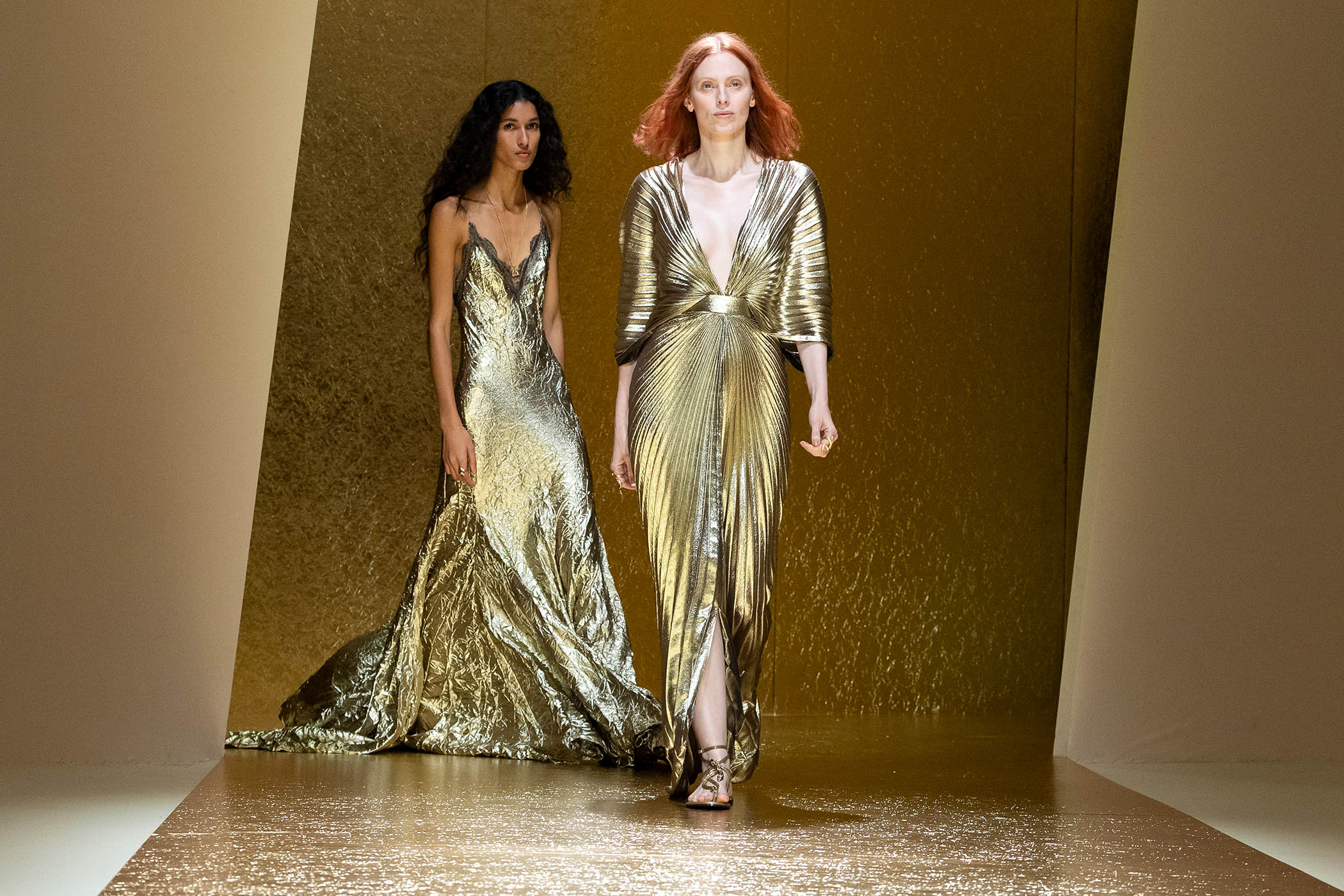 The Roberto Cavalli show at Milan fashion week