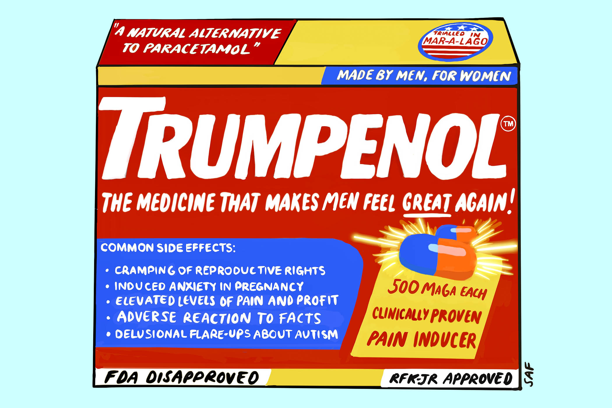 Trump sounds the alarm on pain relief drug – and Kennedy’s allies look set to profit