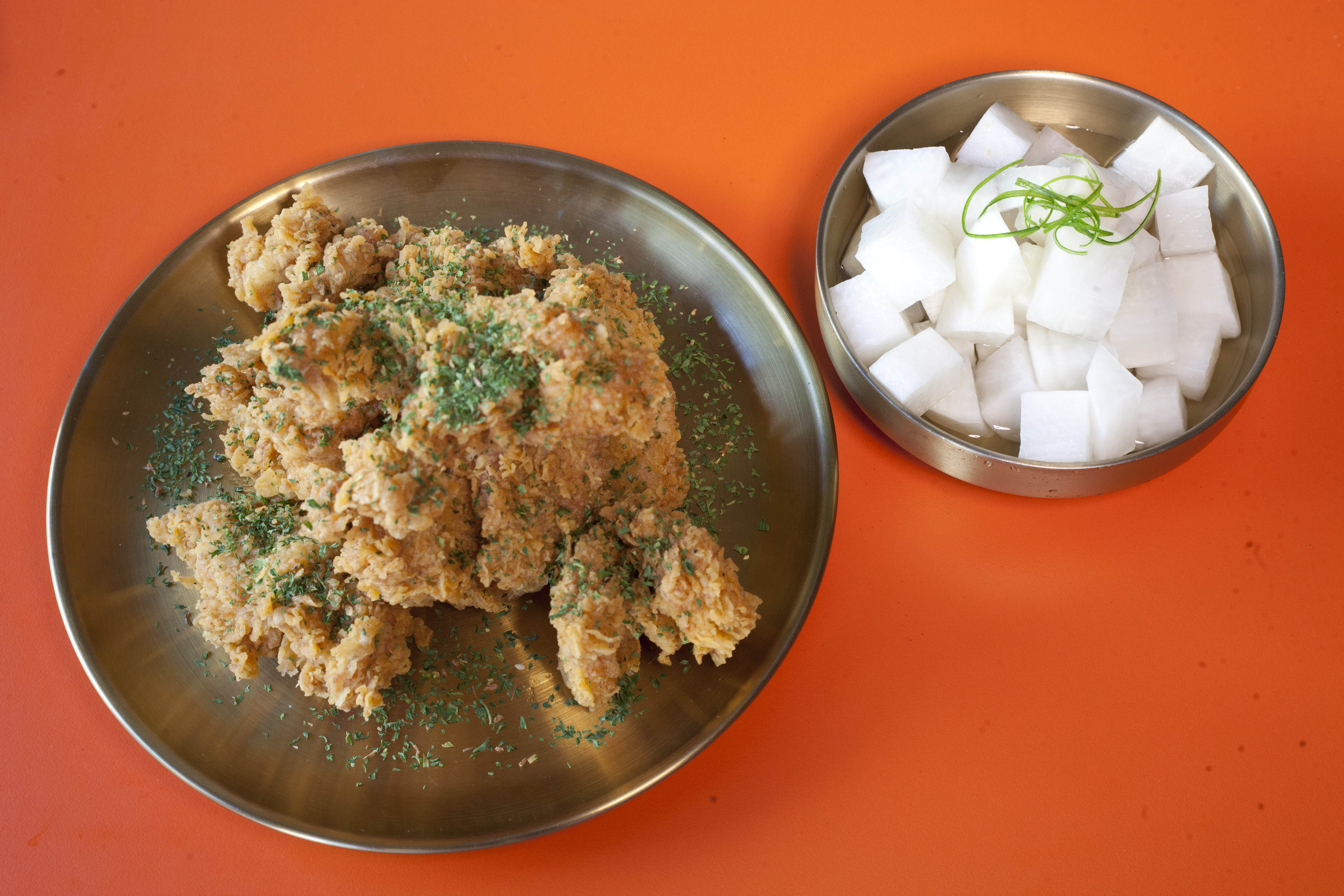 ‘Marked by the rigidity of the batter, its crunch’: fried chicken