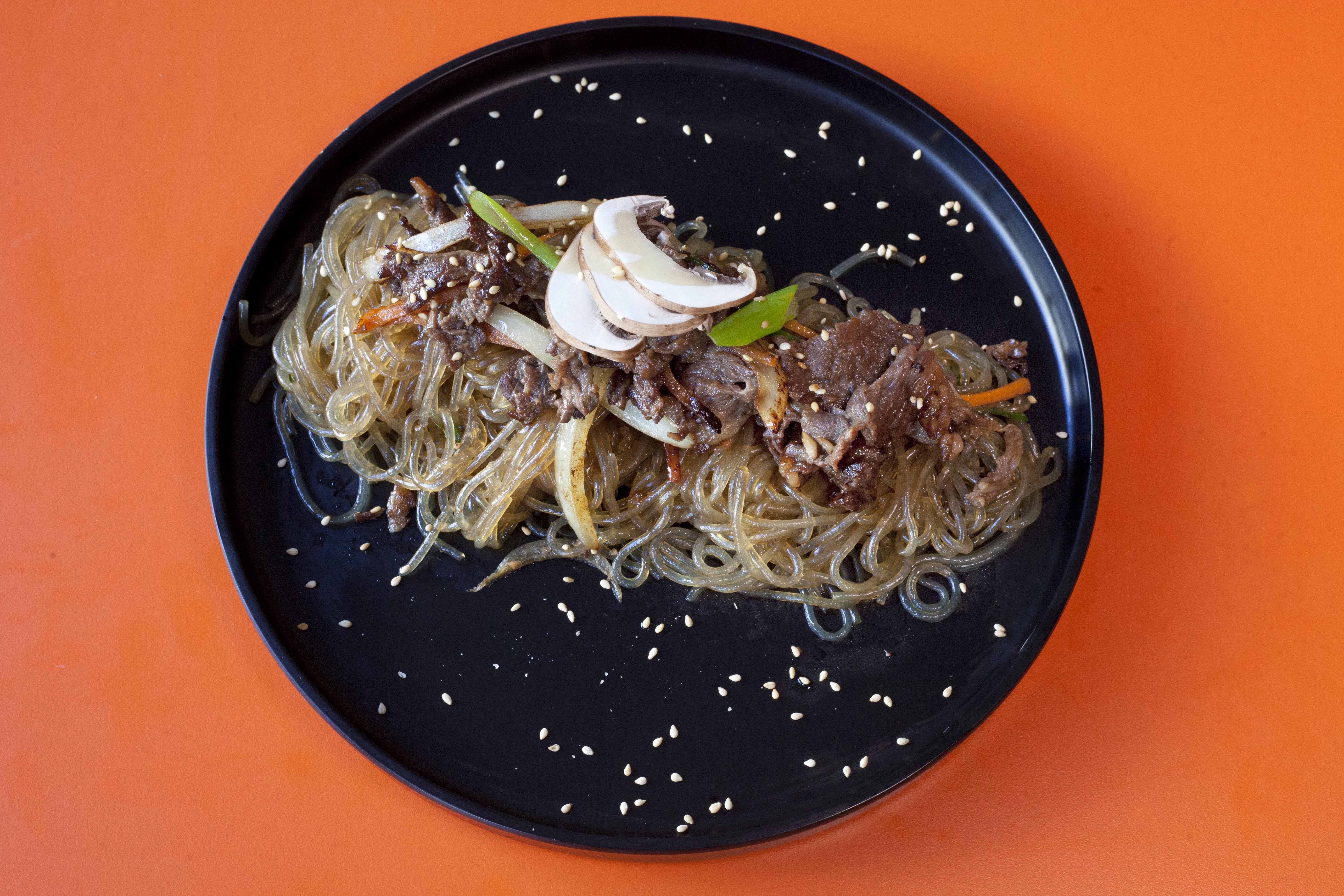 ‘The elegant shine, elasticity and gelatinous mouthfeel of the noodles still surprise me’: japchae