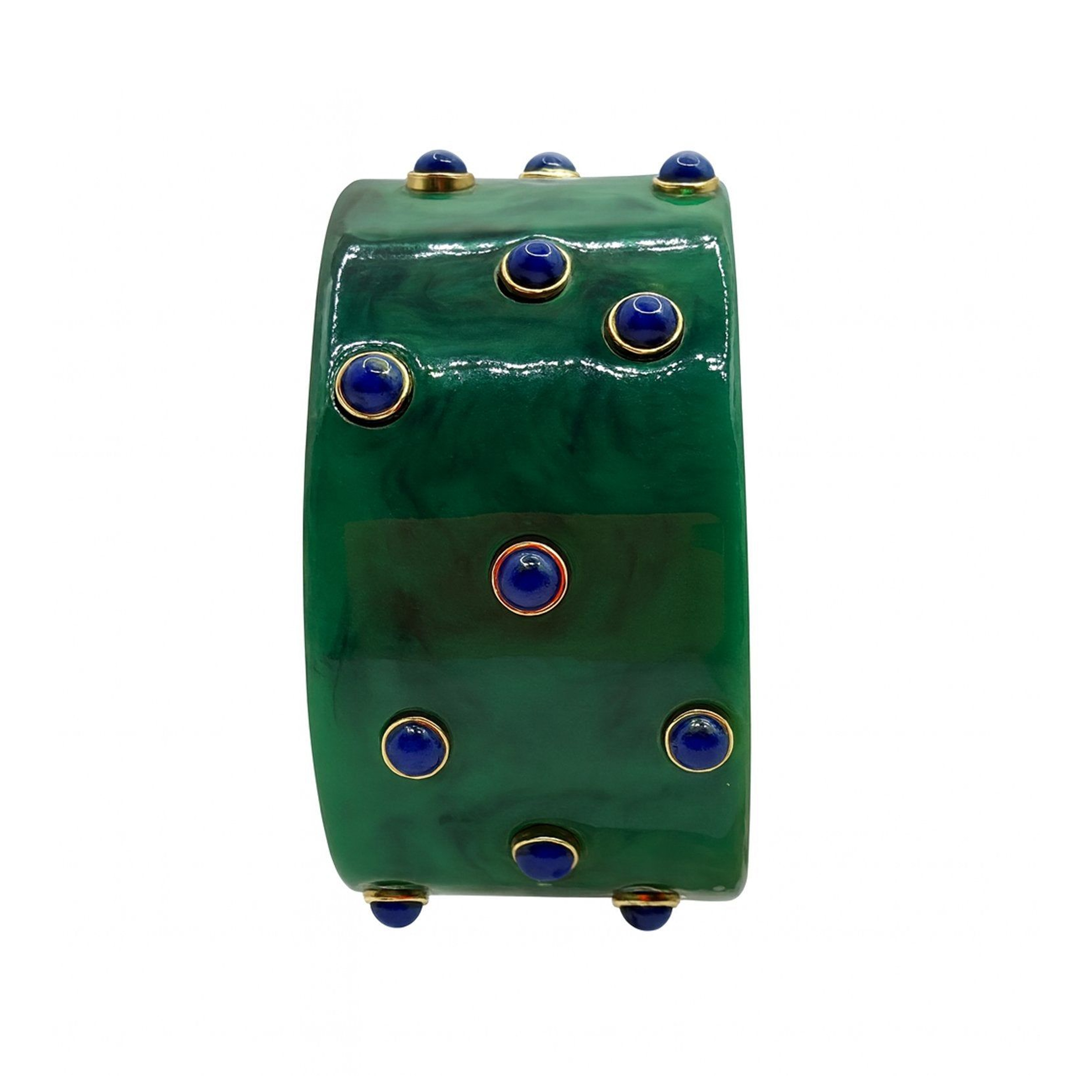 Bangle with turquoise stones, £144, Michael Nash Jewelry (Wolf &amp; Badger)