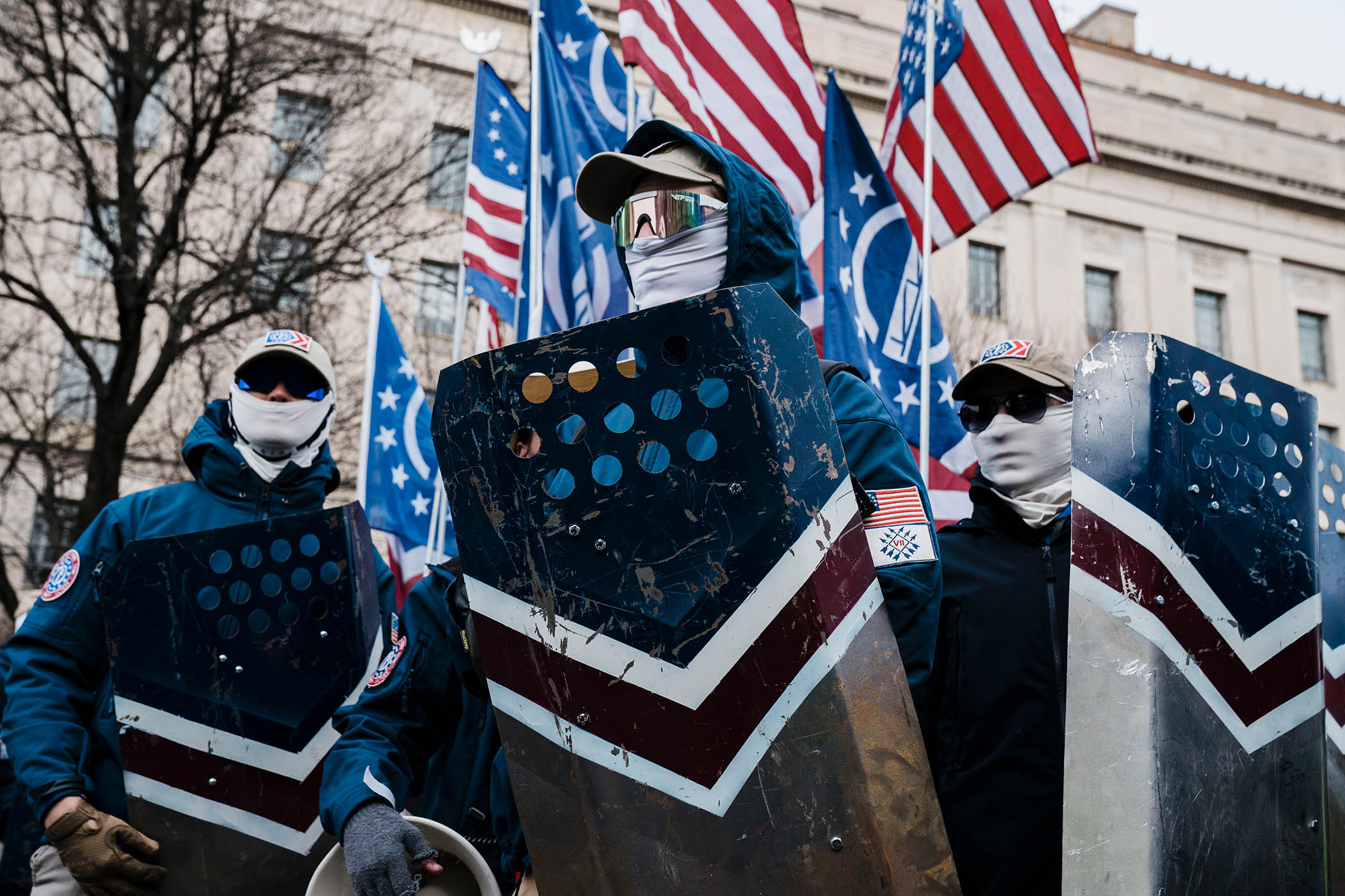 Far-right militias mobilise across US, ready for Trump’s call to arms