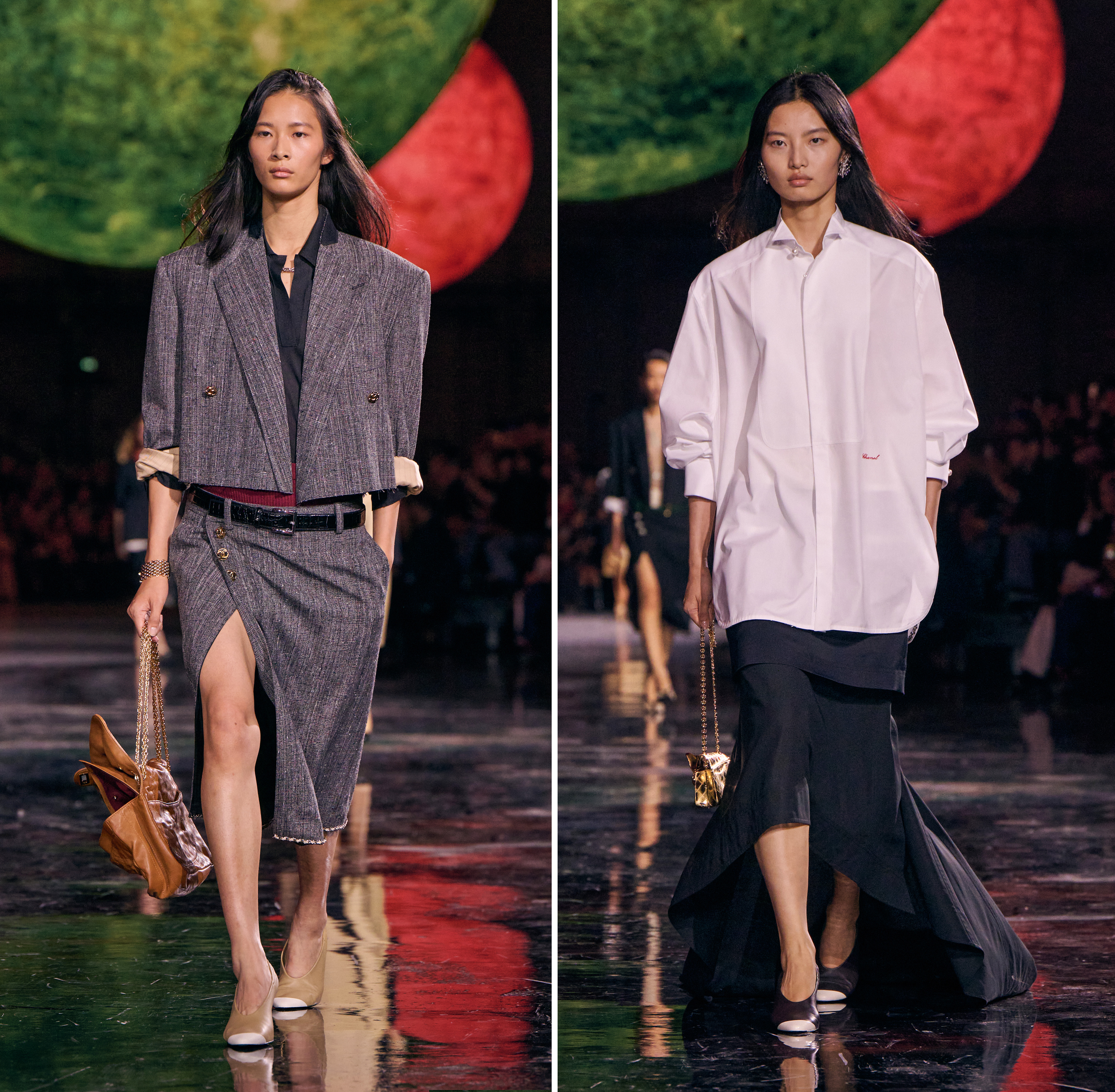 Blazy referenced the same menswear codes favoured by Chanel herself