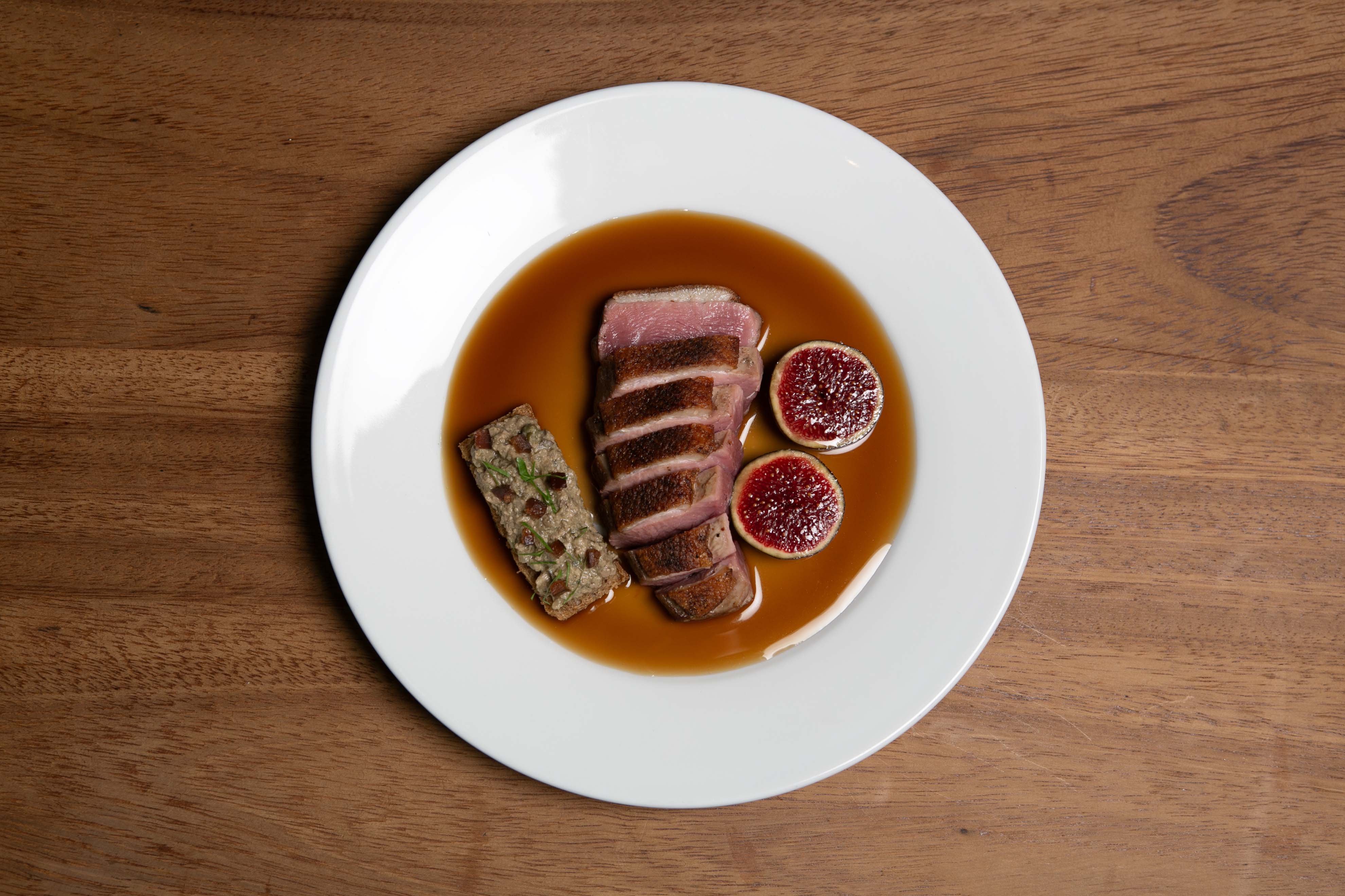‘Clever without being smart-arse’: duck, fig and Tuscan chopped liver