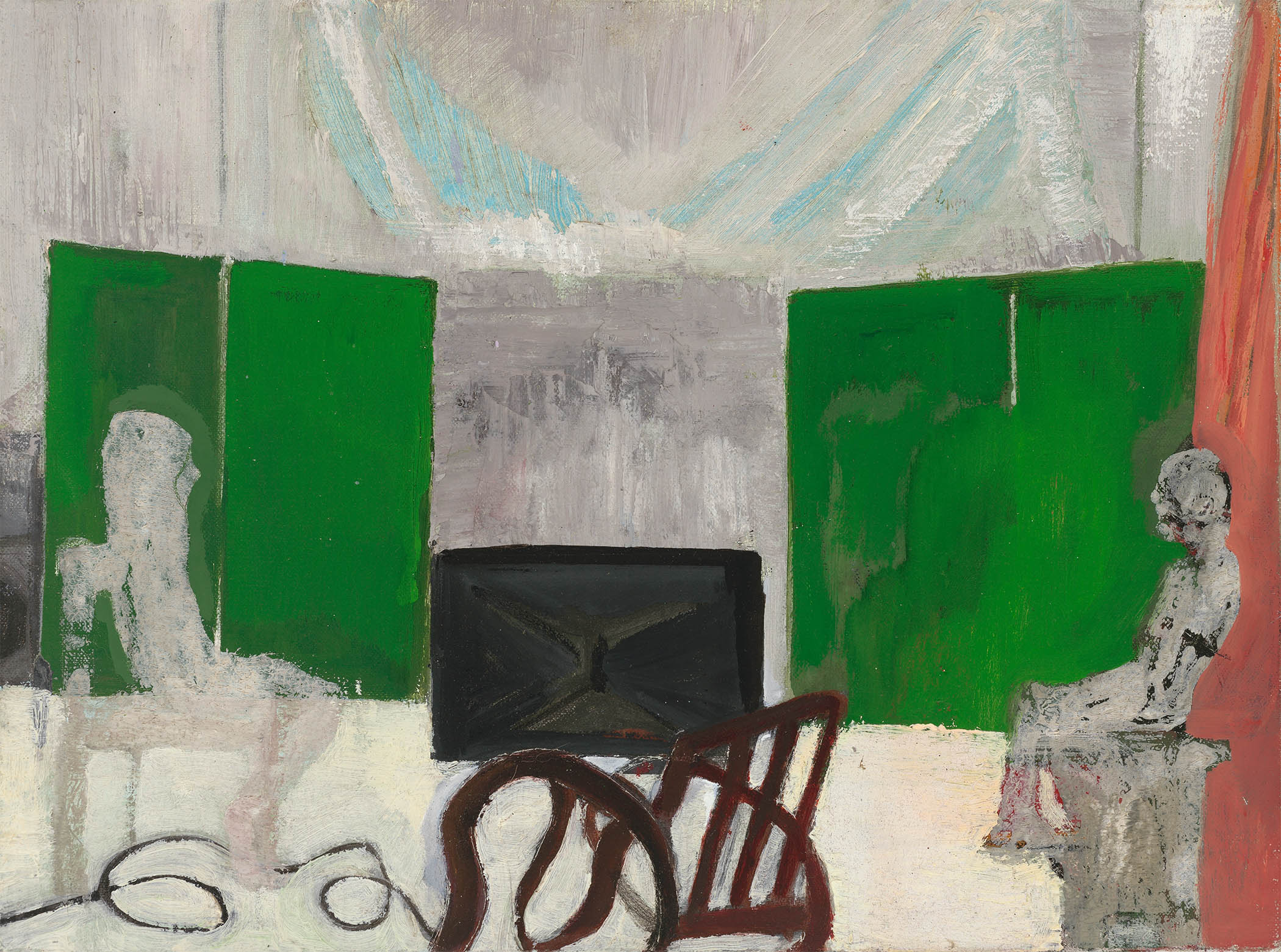 2 Girls by Peter Doig (2017), which features in the House of Music exhibition