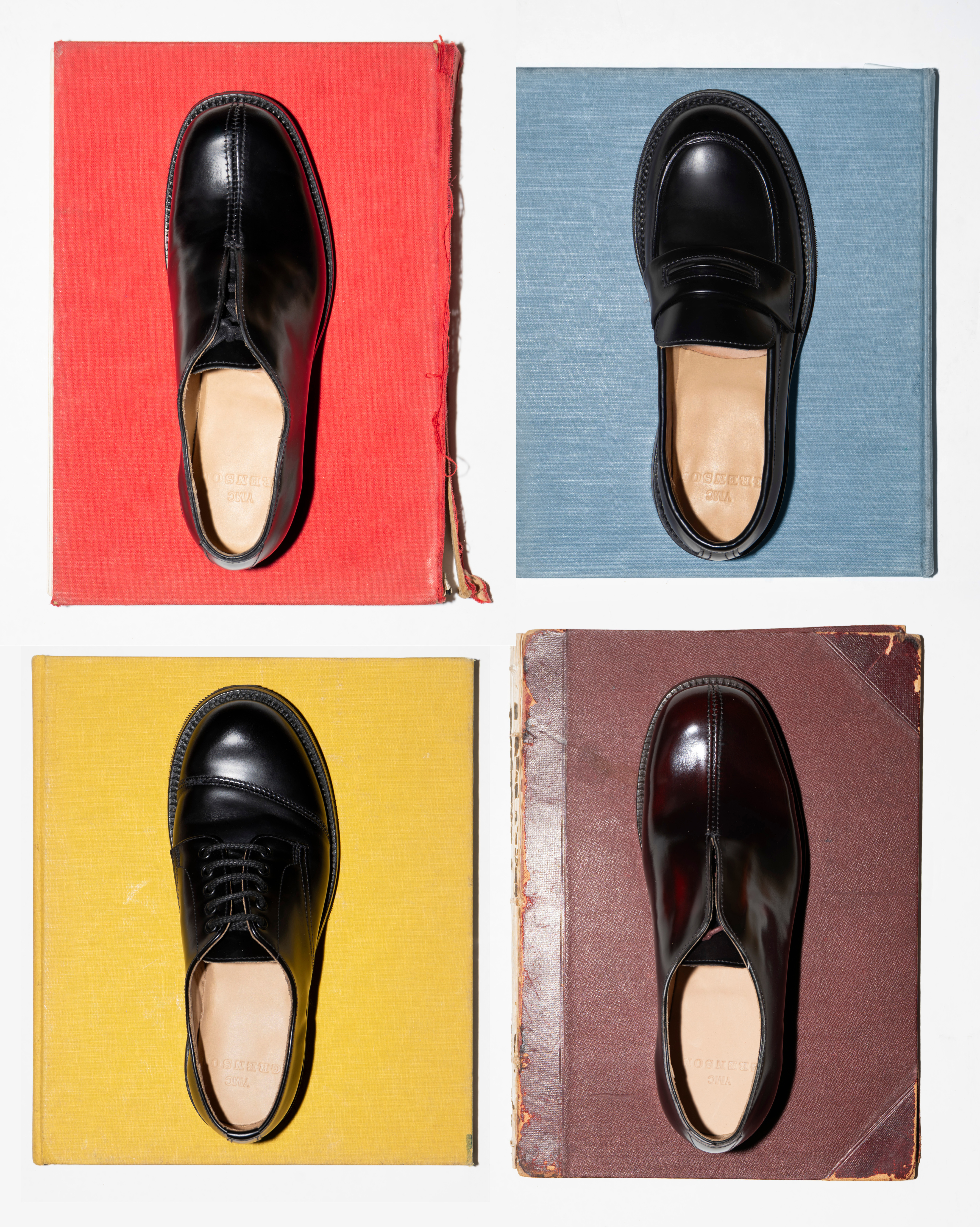 Life and sole British brands YMC and Grenson are back with the third instalment in their widely celebrated shoe series. The new collection features four unisex styles, including a re-release of the sellout split-toe Oxford shoe (£495) in black and burgundy, as well as a chunky heeled boot reinterpreted in a light "oily" suede (£495). Joining them are a new penny loafer in black and mocha (£495), and a diagonal-toe-cap derby shoe. All handmade in the Grenson UK factory, this collection is a clear collision of both brands' DNA: reliable shoe craftsmanship with playful and fashion-forward design. Grenson