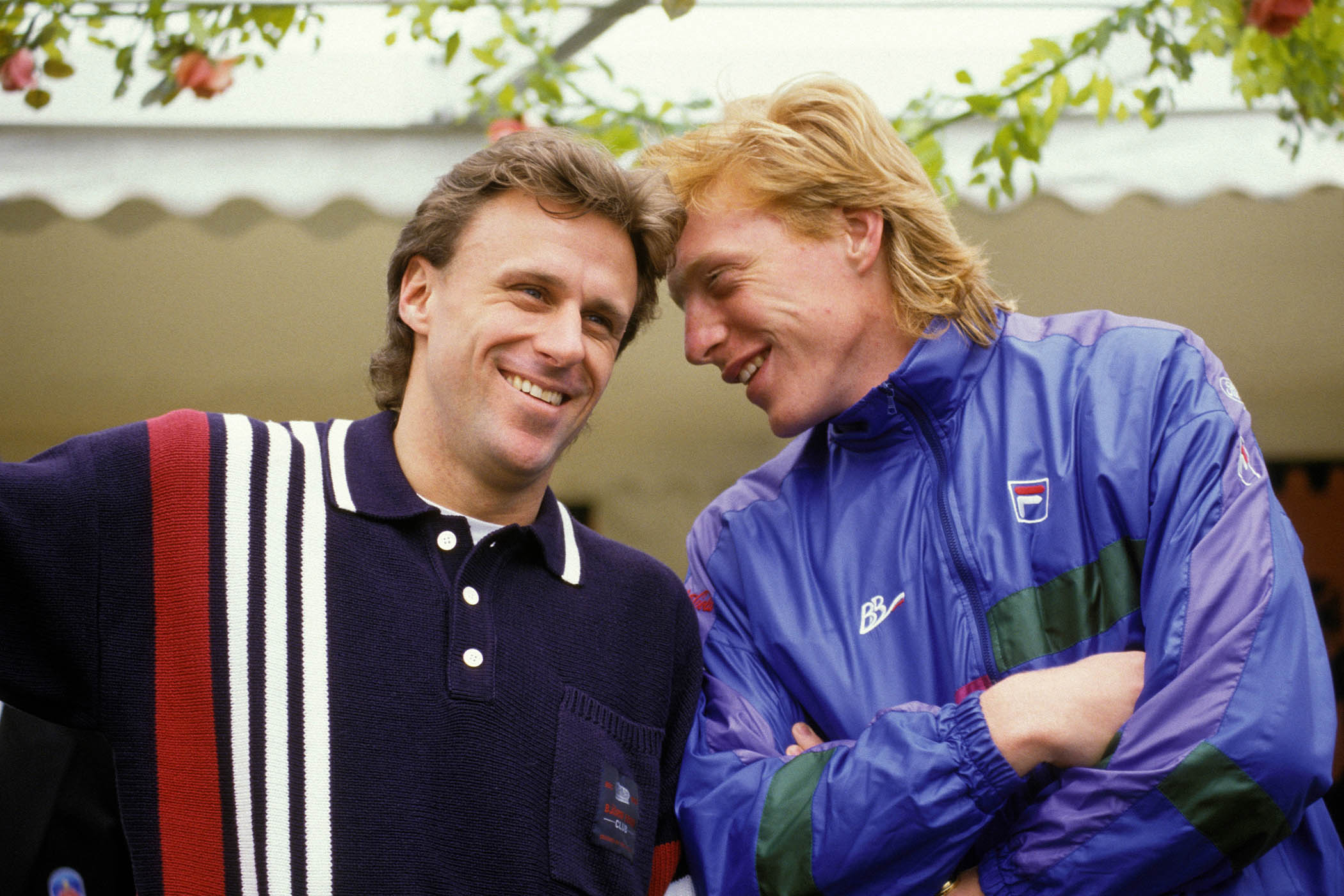 Boris Becker and Björn Borg: Serving time
