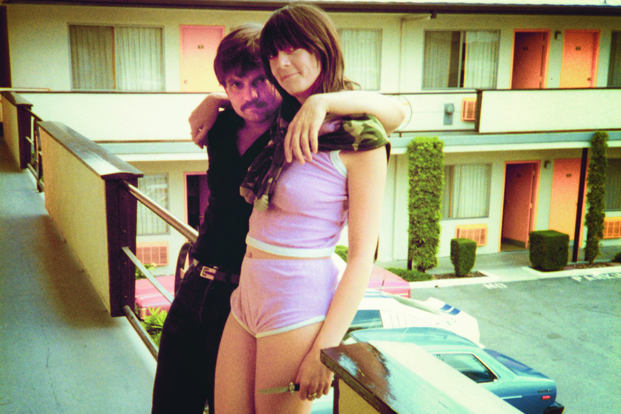 Tutti with artist Skot Armstrong in Los Angeles