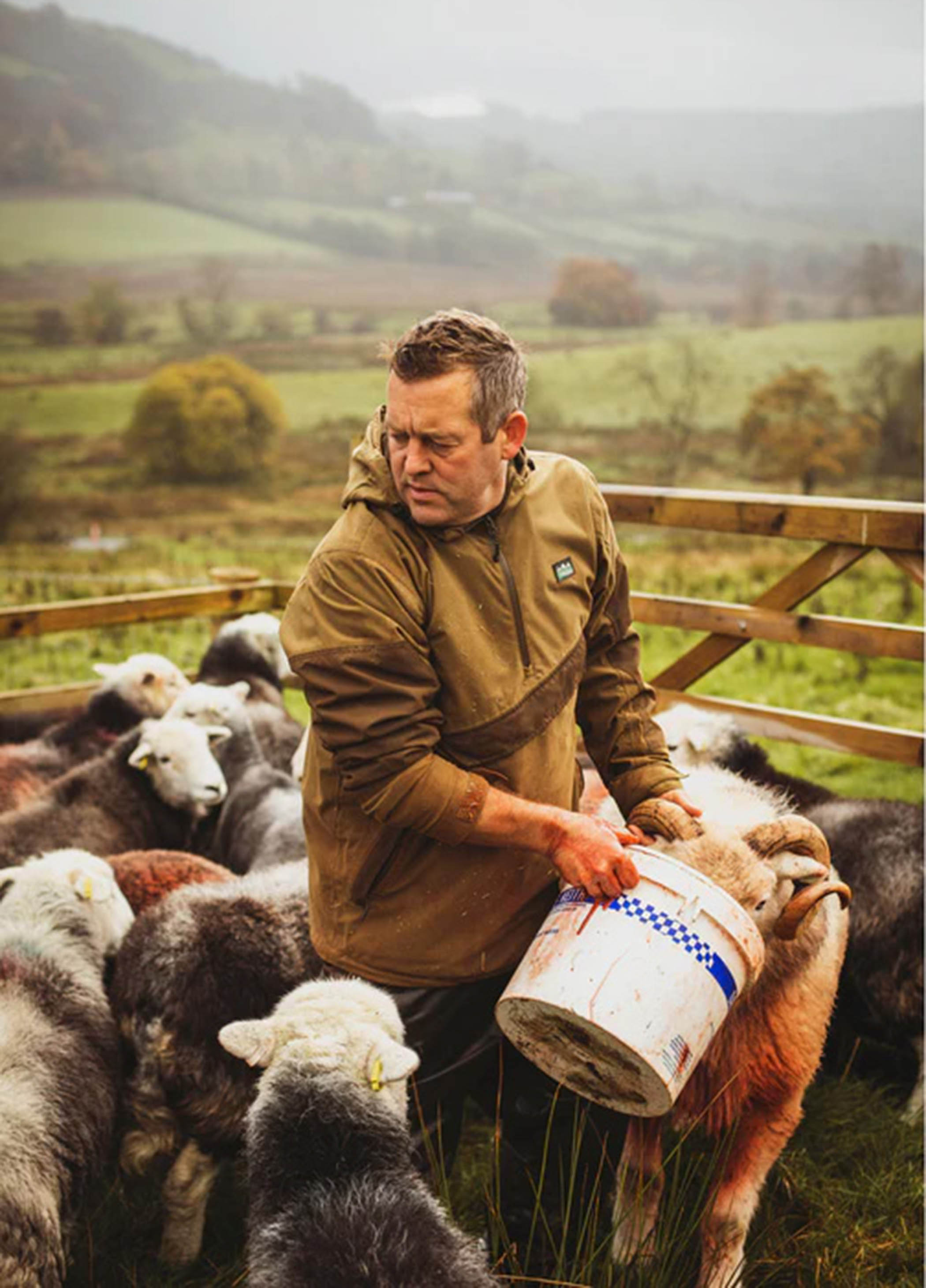 James Rebanks on his sheep farm in the Lake District