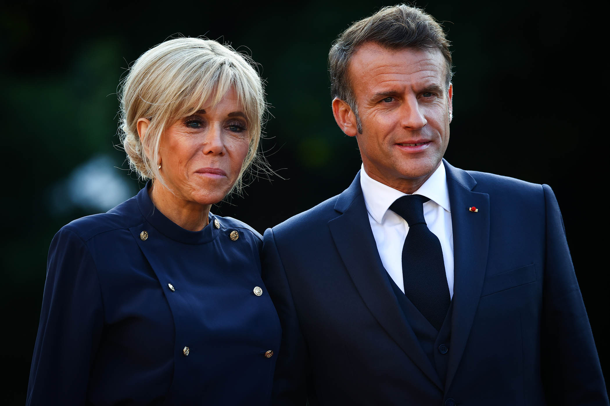 Brigitte and Emmanuel Macron