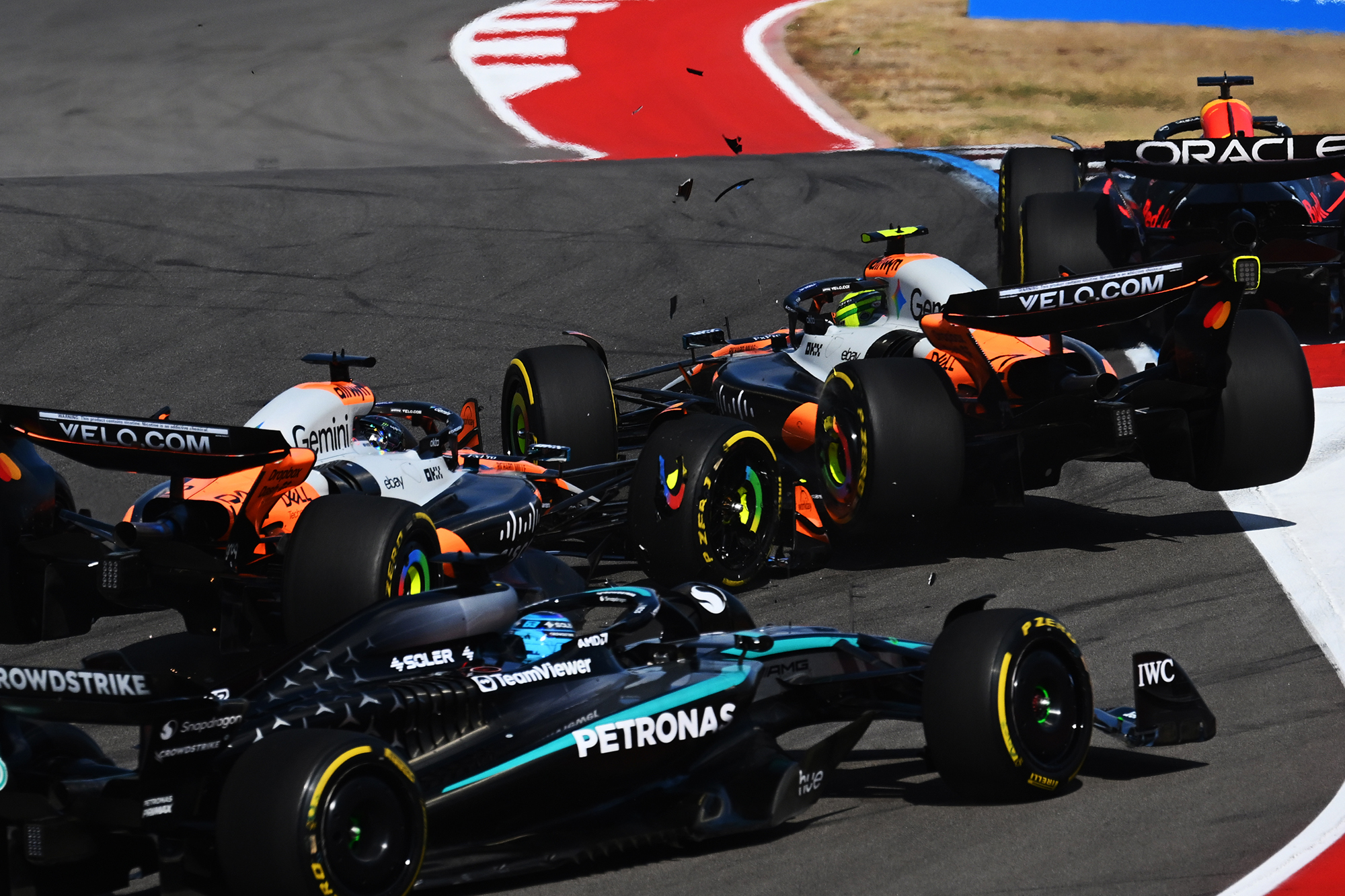 Max Verstappen wins sprint after crash delays race
