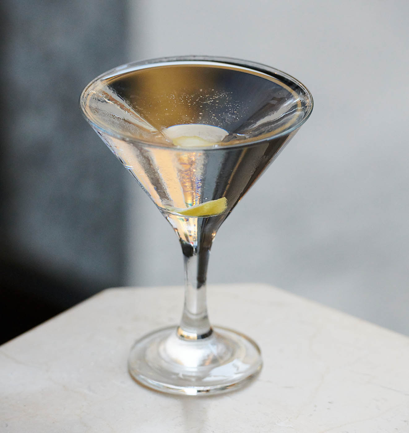 ‘I could barely see by the time I’d drained it’: the Hemingway Martini, signature drink at La Belle Aurore (above)