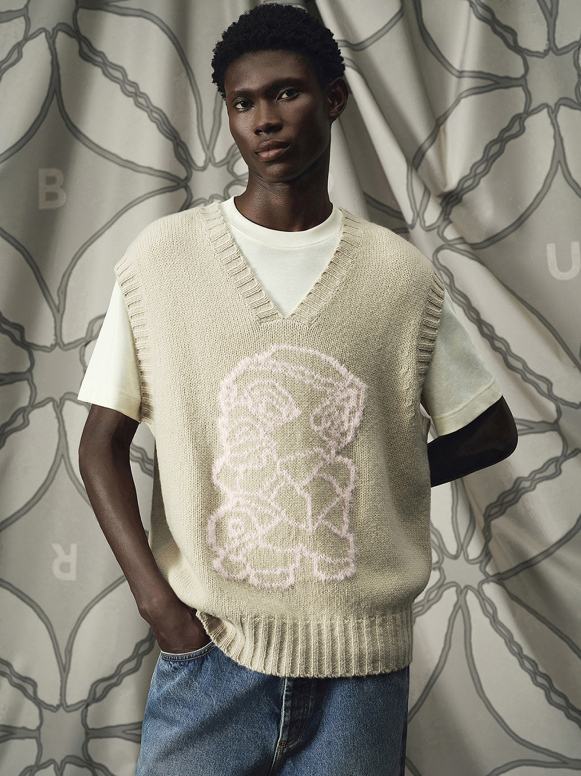 Love for LabrumHot on the heels of John Lewis’s womenswear designer collaboration with Rejina Pyo comes their menswear offering with British African label Labrum. Inspired by a fusion of cultures, combining the bold patterns and vibrant textiles of West Africa with contemporary British colour and silhouettes. “I was inspired by our shared passion for storytelling, a celebration of the UK's diversity, and a love for textiles,” said Labrum founder and creative director Foday Dumbuya of the 38-piece collection which includes signature elements like the Nomoli logo and intricate jacquard fabrics.Sweater vest, £99, johnlewis.com