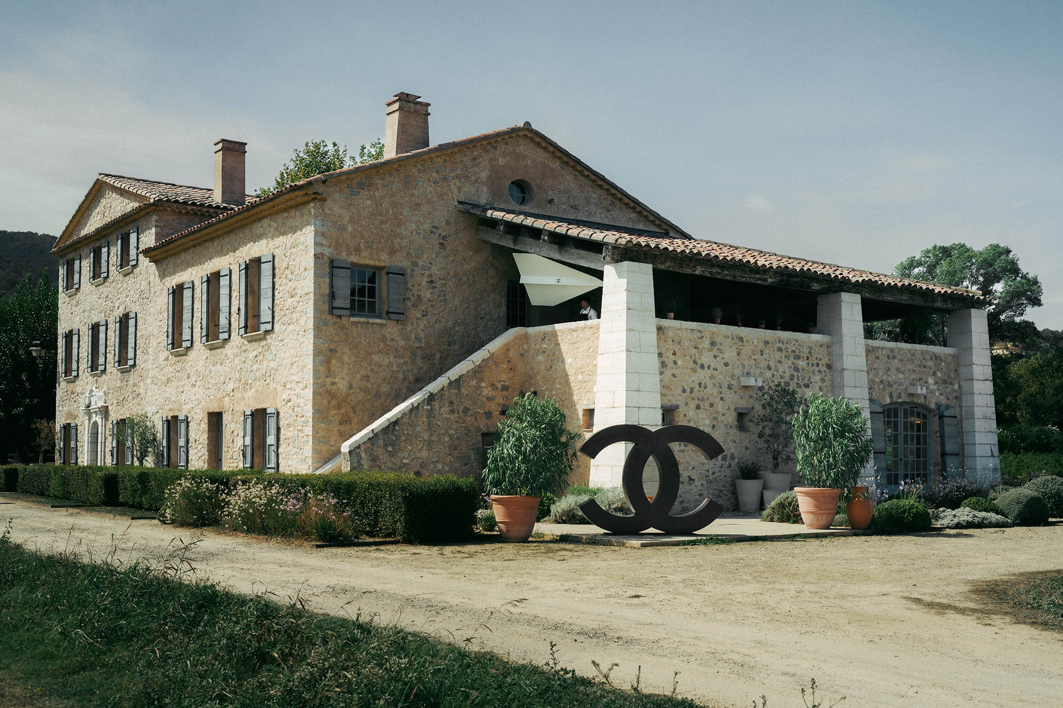 Scents and sensibility: the bastide on the Chanel estate, with the legendary ‘double C’ sign