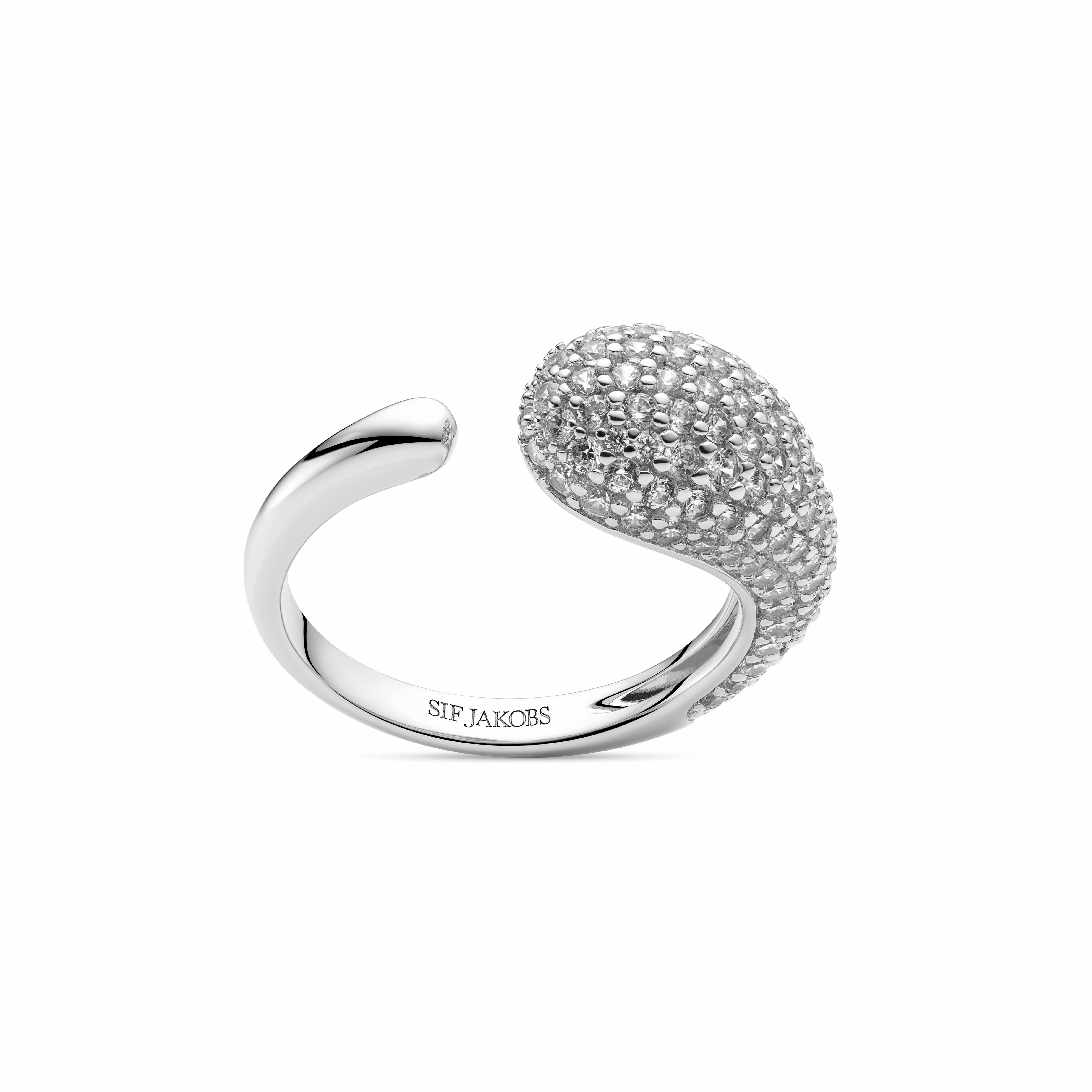 White zirconia ring, £105, Sif Jakobs Jewellery