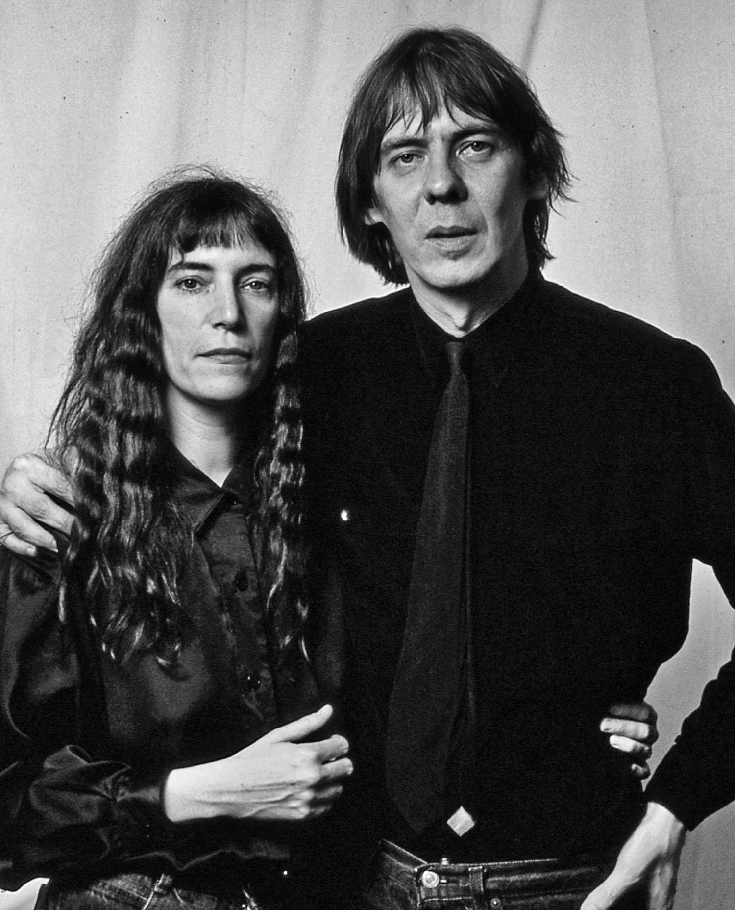 Patti Smith with her husband, MC5 guitarist Fred ‘Sonic’ Smith
