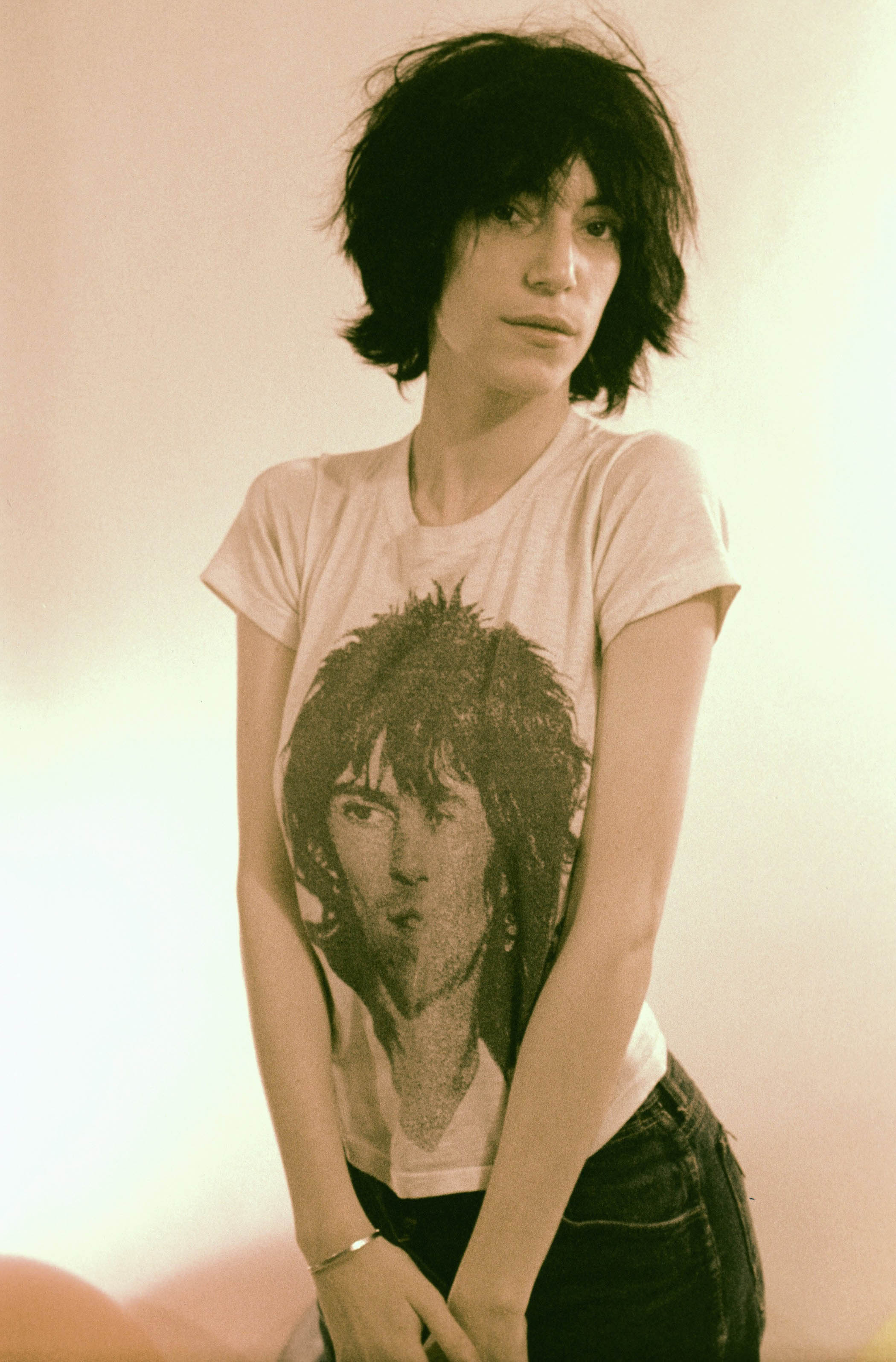 Patti Smith photographed in Los Angeles, 1974