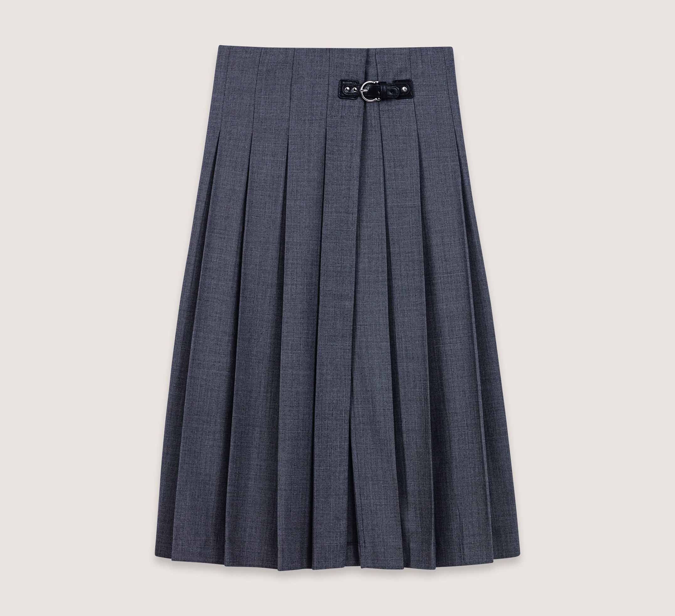 Long pleated skirt, £279, Maje