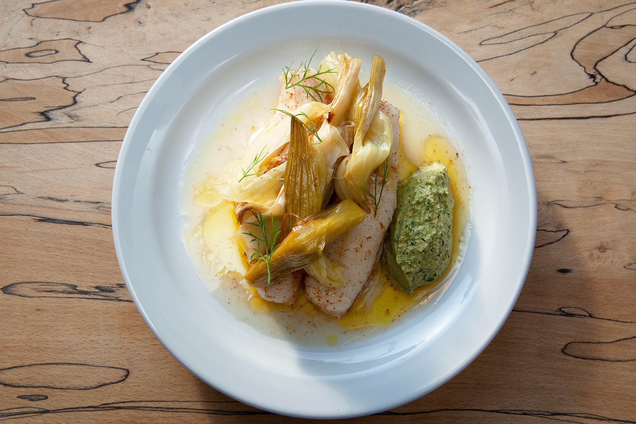 ‘Meaty flesh’: monkfish and fennel