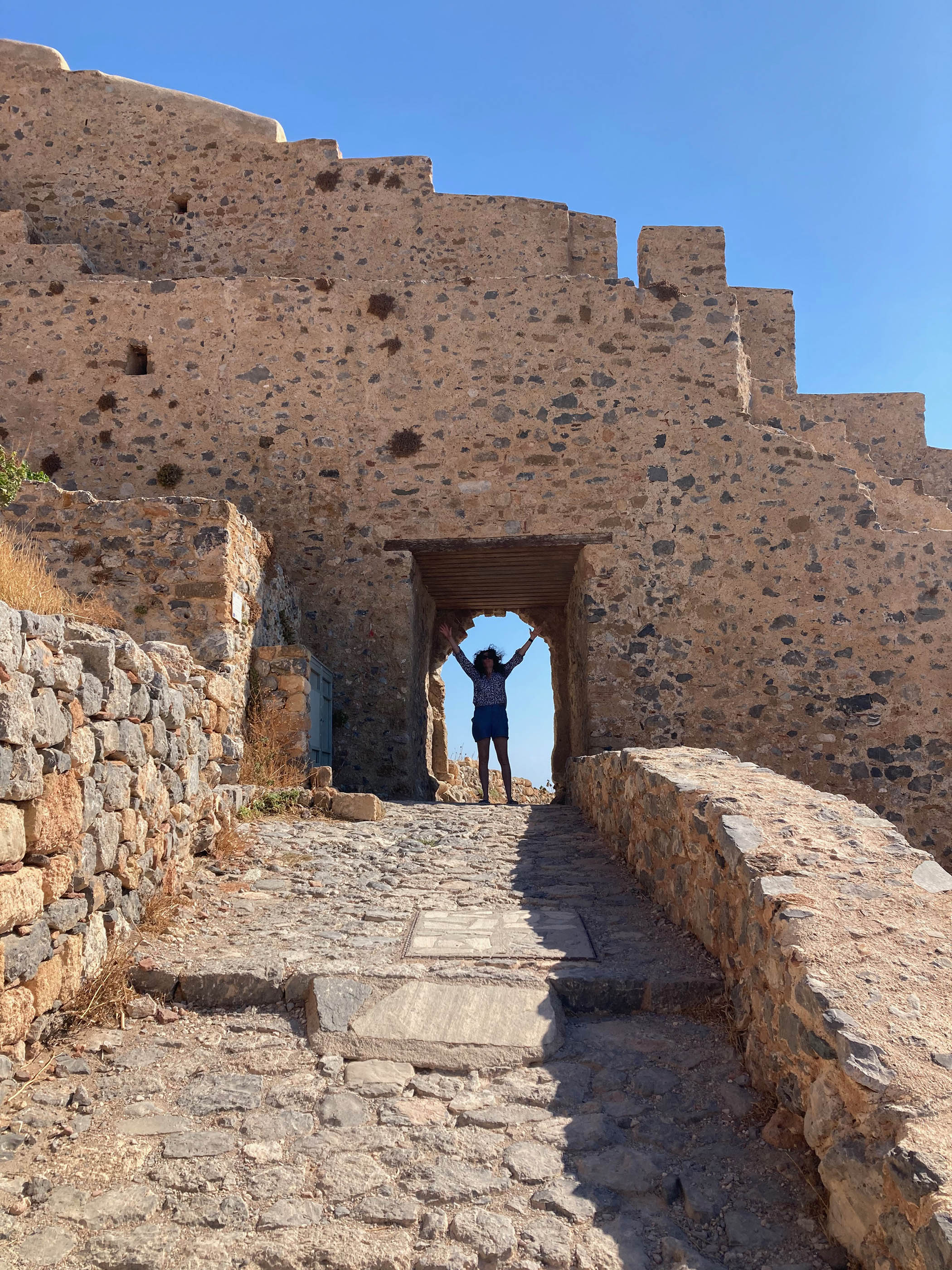 If you build it: Charlotte falls for Monemvasia, which means ‘one way in’