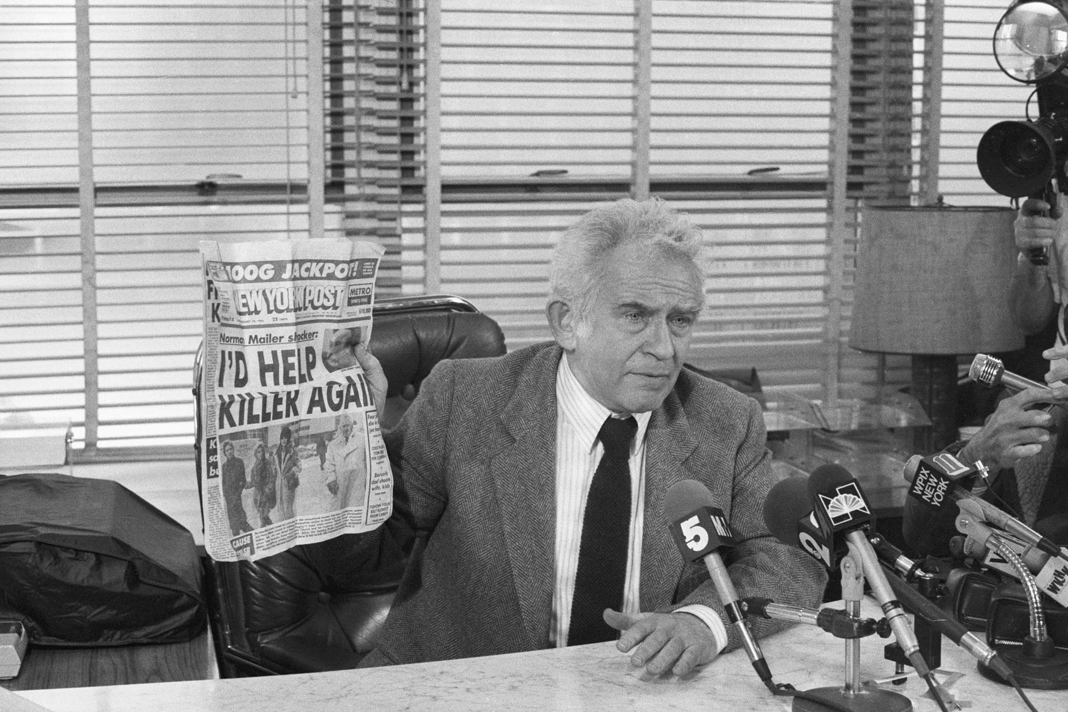 Norman Mailer, who was convinced that murderer Jack Abbott was a reformed character after reading his letters