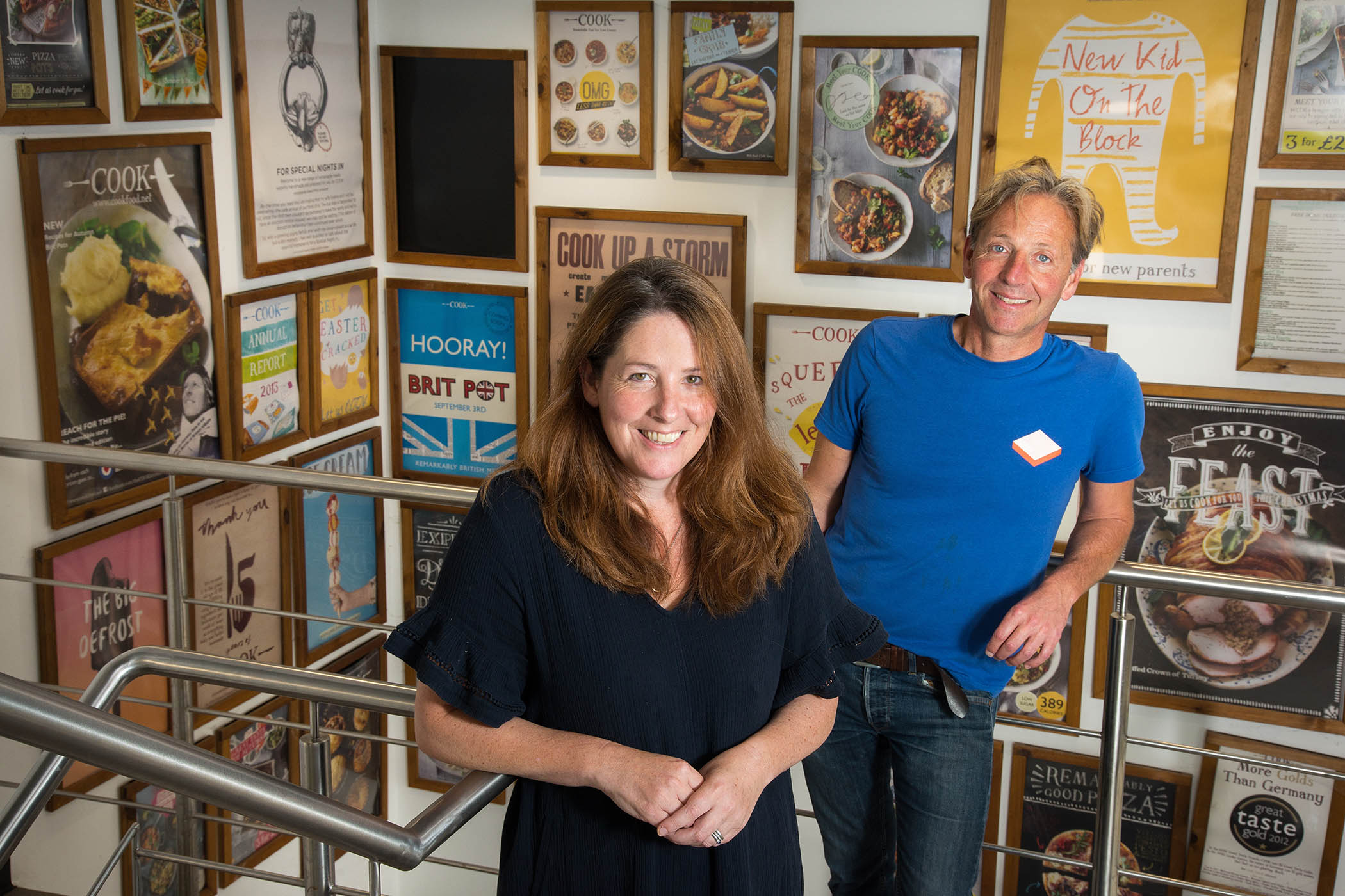 Ed Perry and Rosie Brown, siblings and co-CEOs of Cook