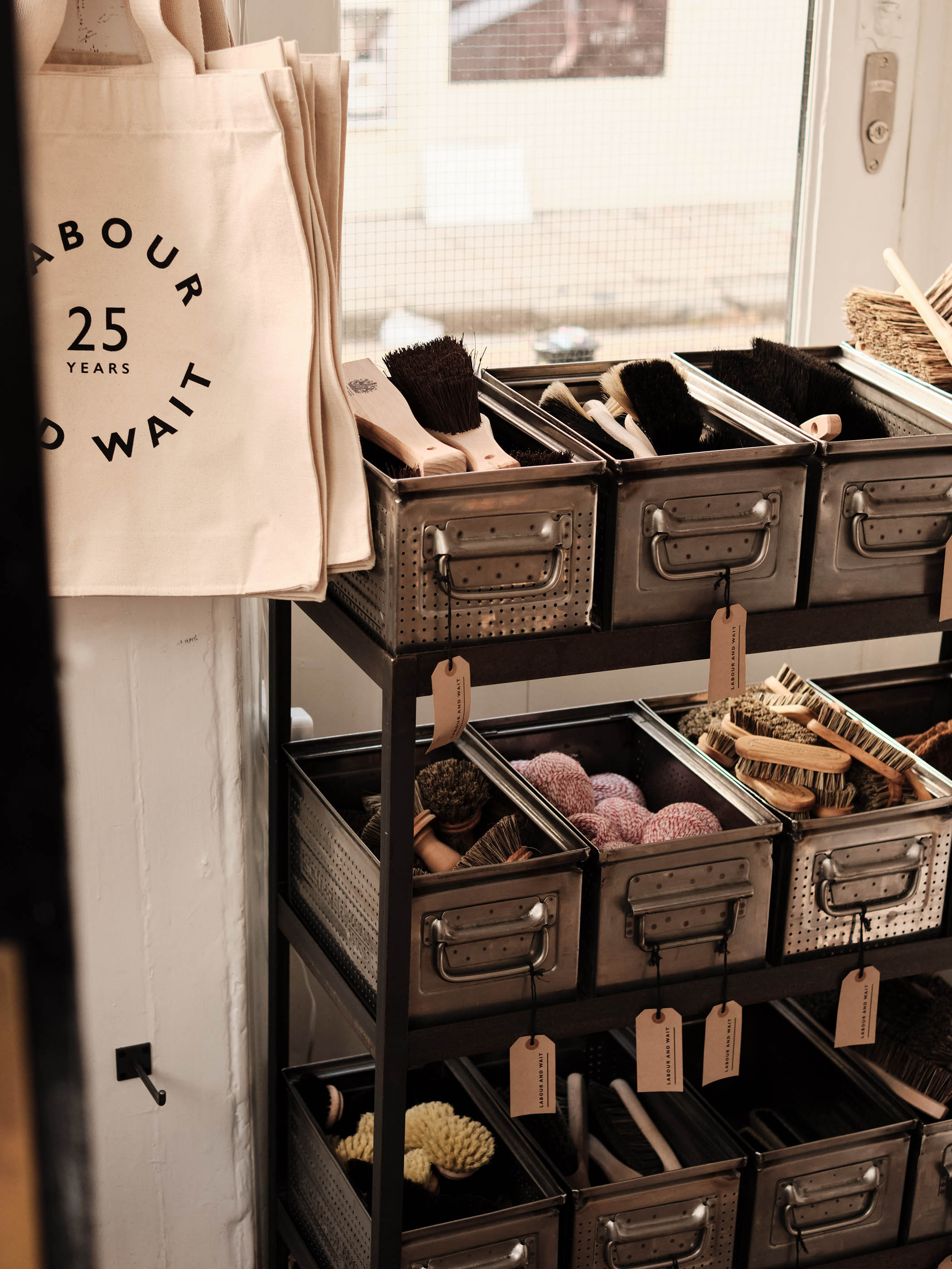 ‘Quietly in the background’: Labour and Wait is known for well-made household products that last, such as wooden brushes, watering-cans, and enamel milk jugs