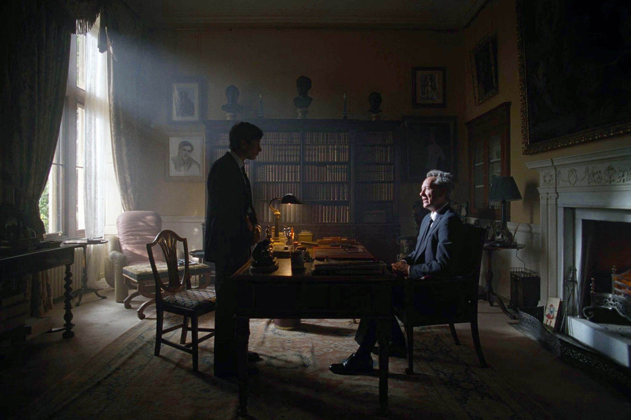 Grant with Barry Keoghan in Saltburn