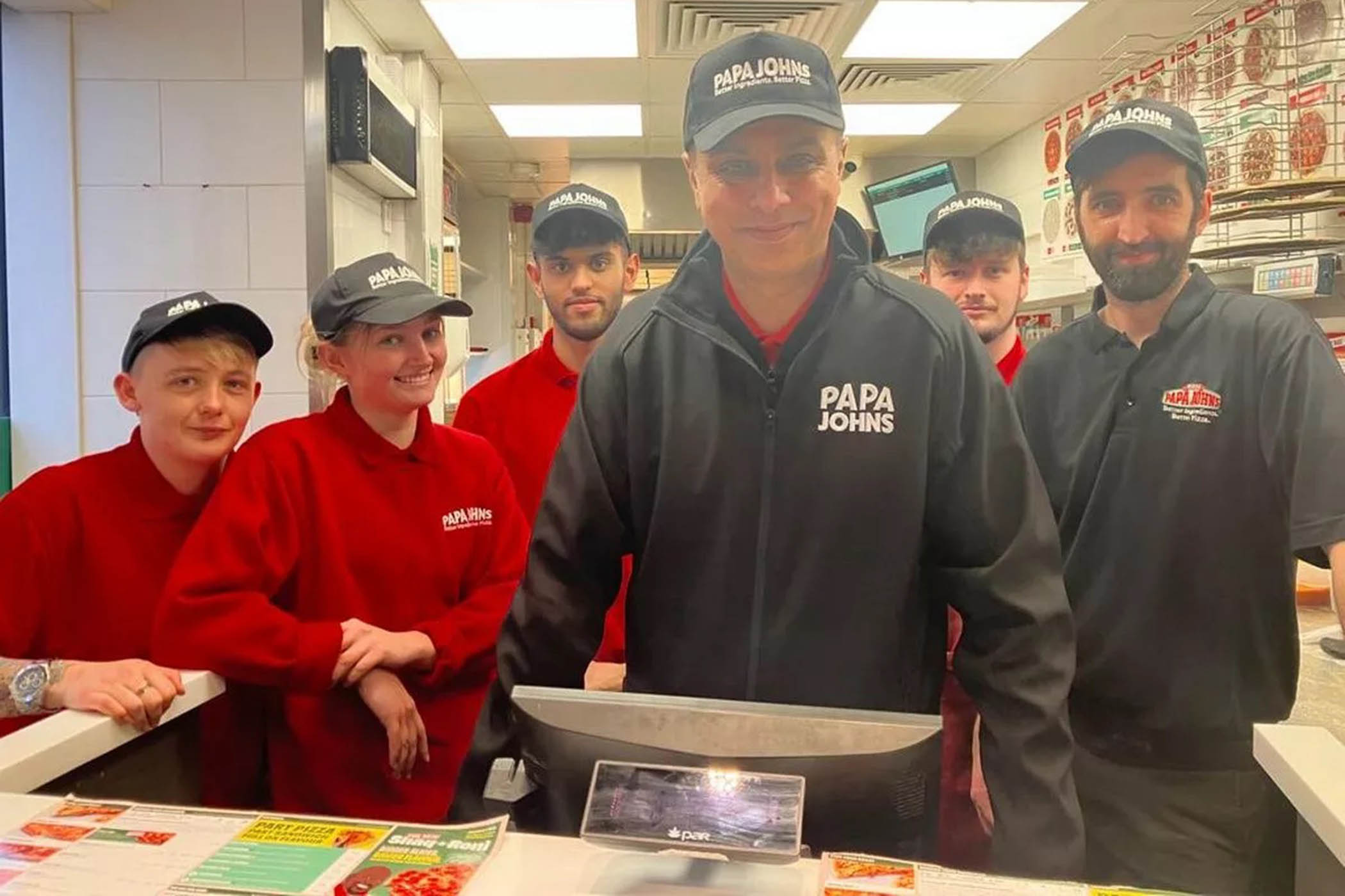 Papa Johns has terminated the franchise agreement of Jabbar Mumtaz